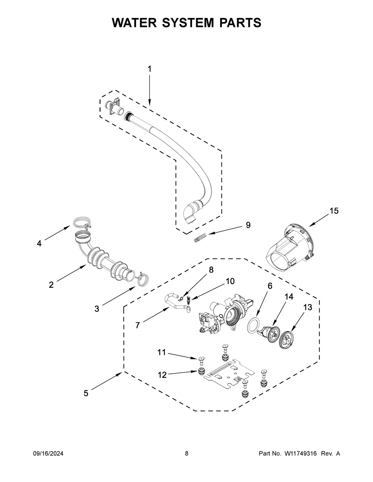 05 - WATER SYSTEM PARTS
