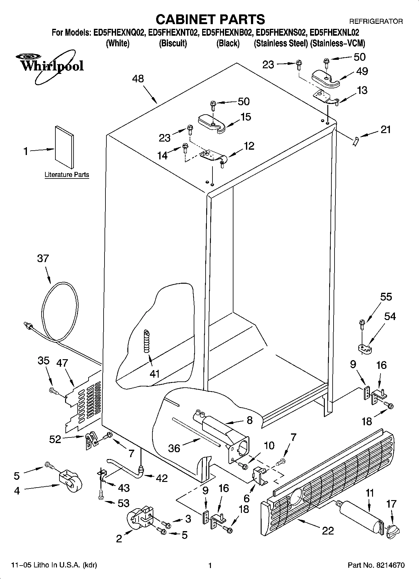 01 - CABINET PARTS