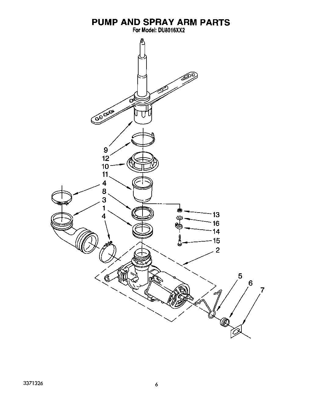 05 - PUMP AND SPRAY ARM