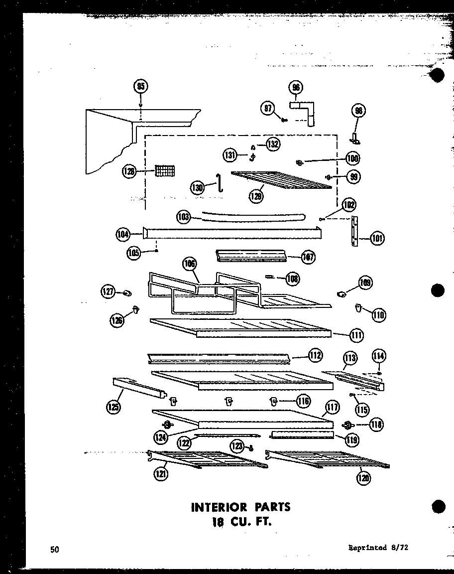 06 - INTERIOR PARTS 18 CU. FT.