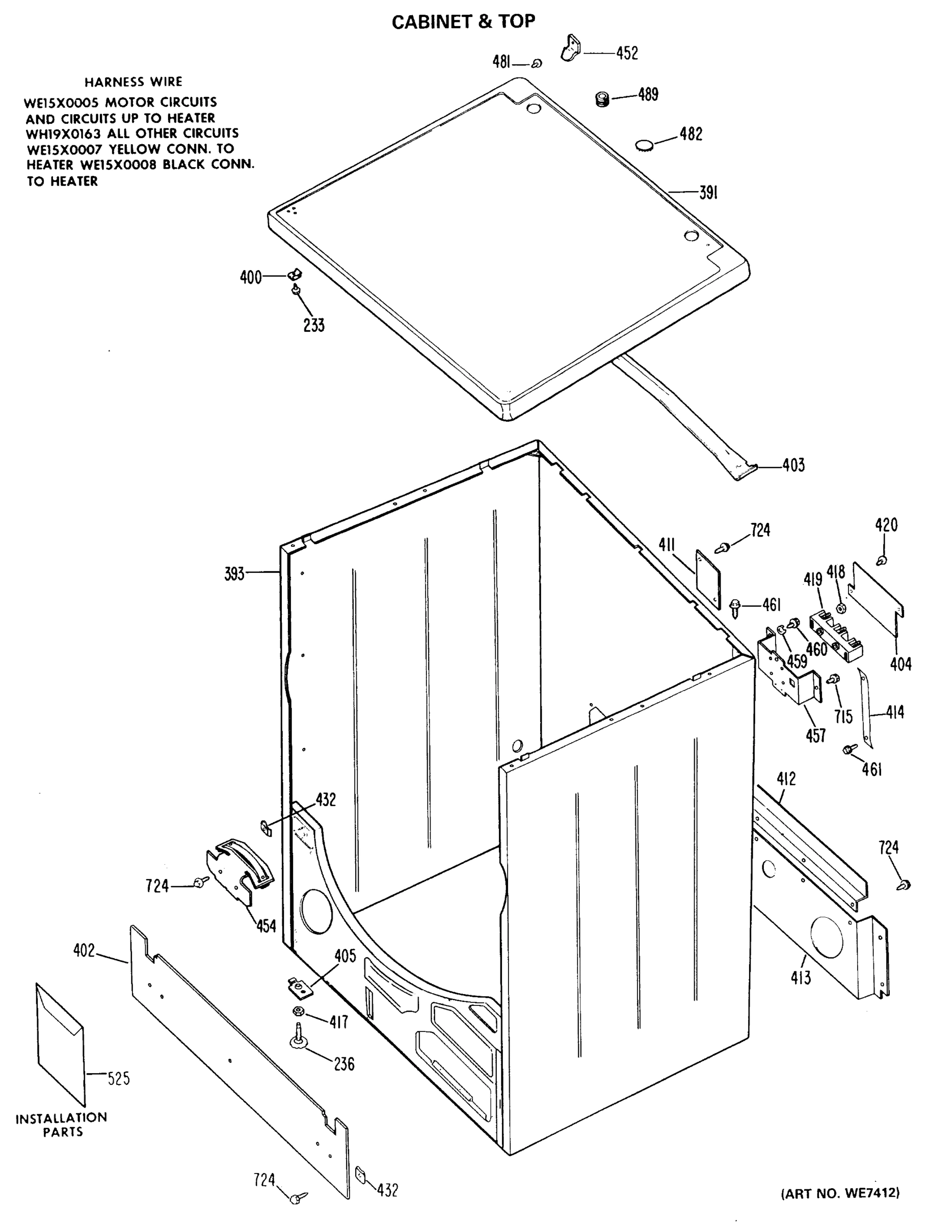 CABINET & TOP