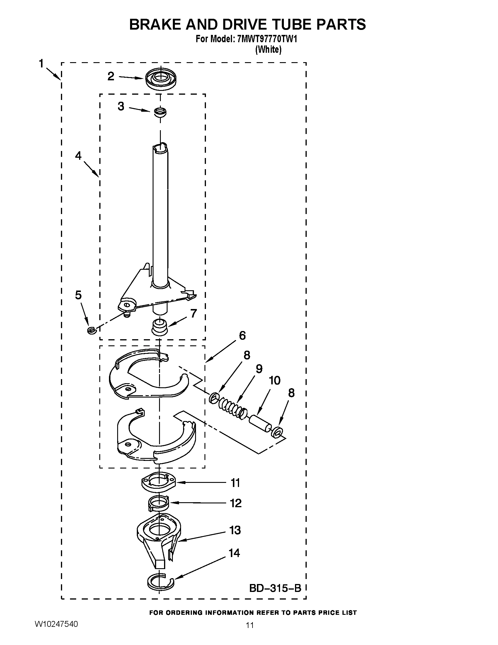 07 - BRAKE AND DRIVE TUBE PARTS