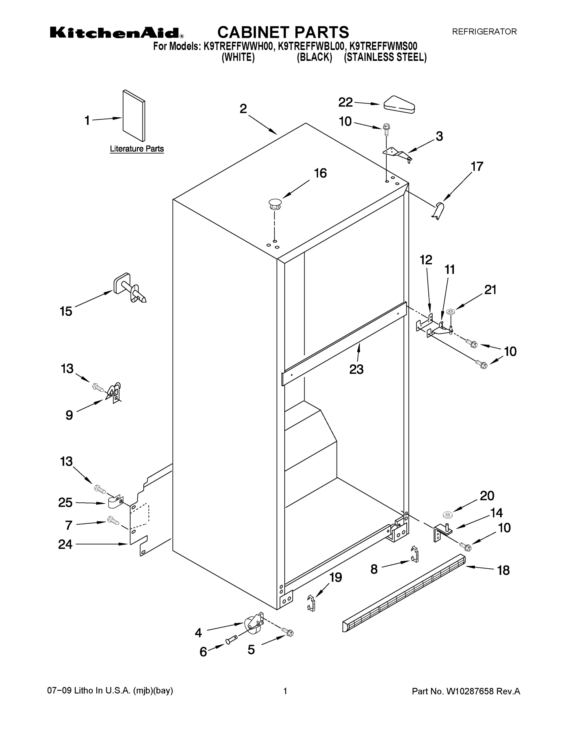 01 - CABINET PARTS