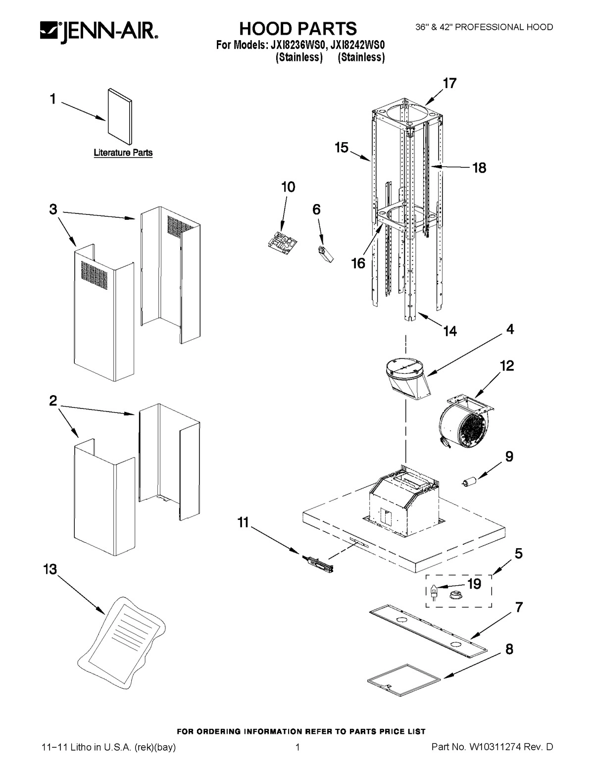 01 - HOOD PARTS