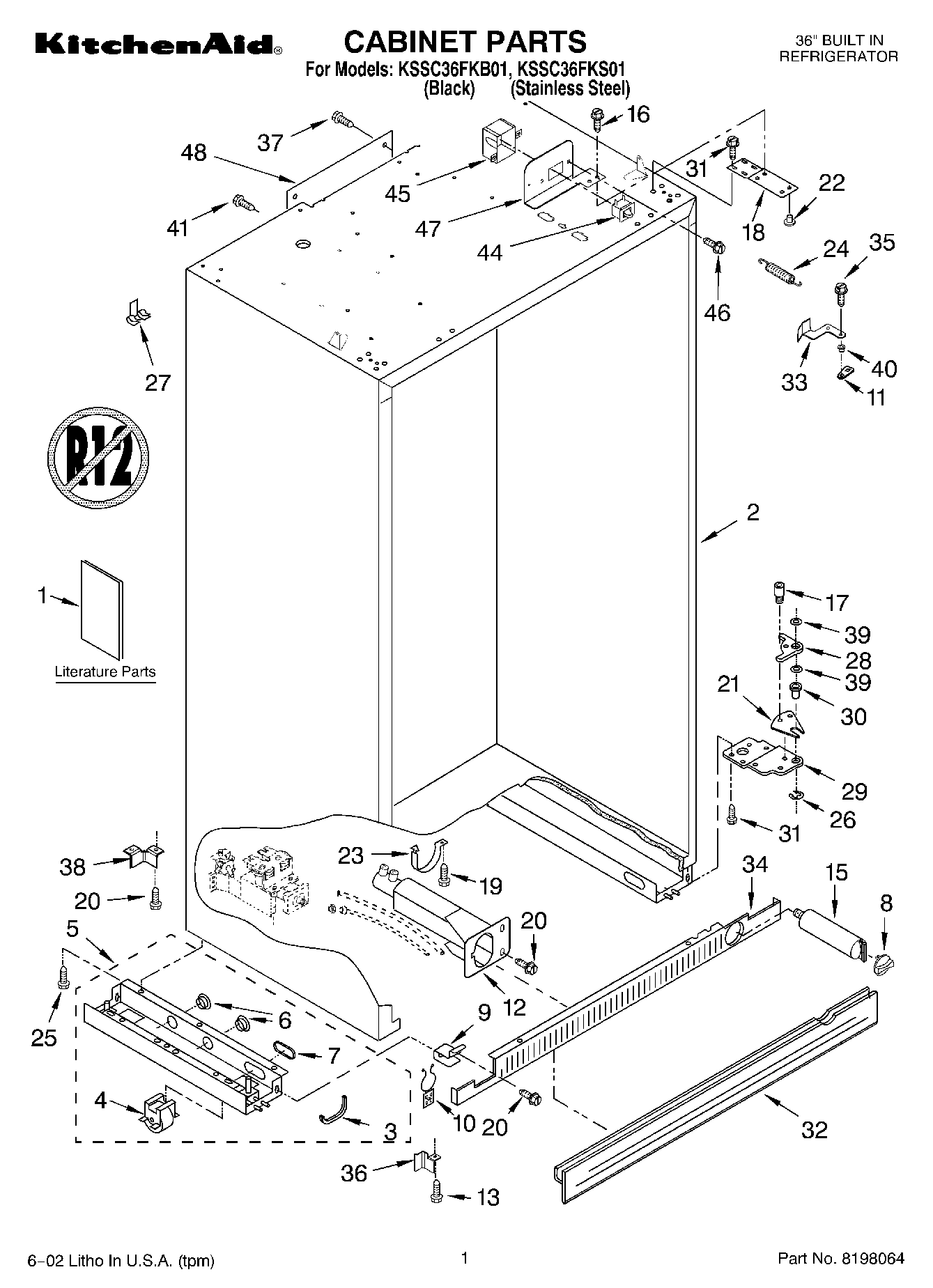 01 - CABINET, LITERATURE
