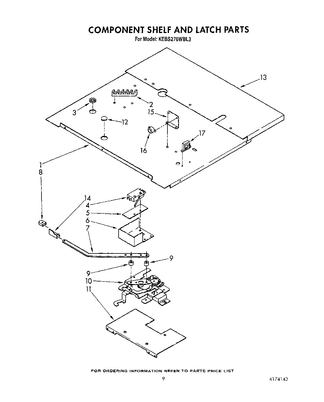 06 - COMPONENT SHELF AND LATCH