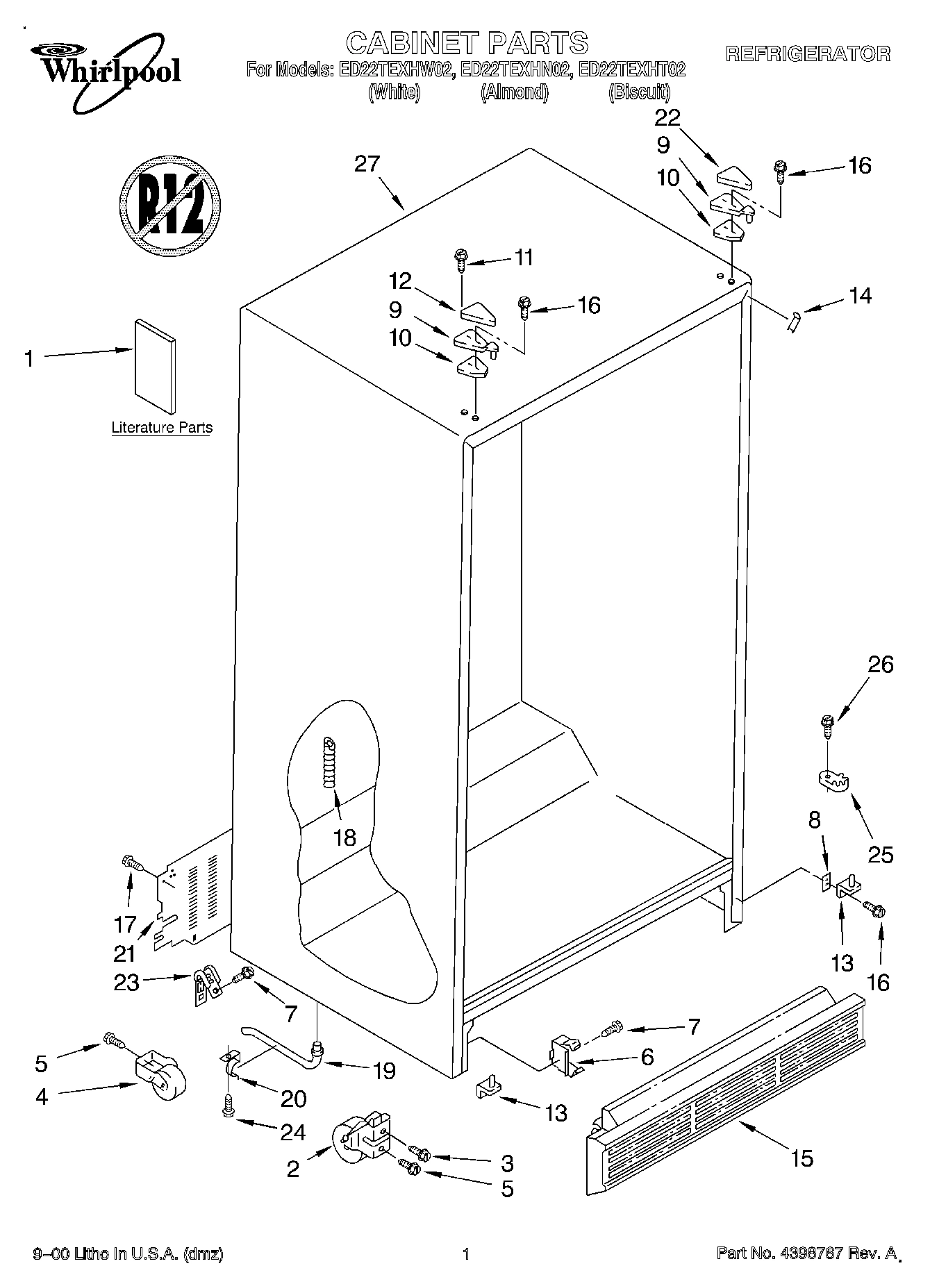 01 - CABINET, LITERATURE