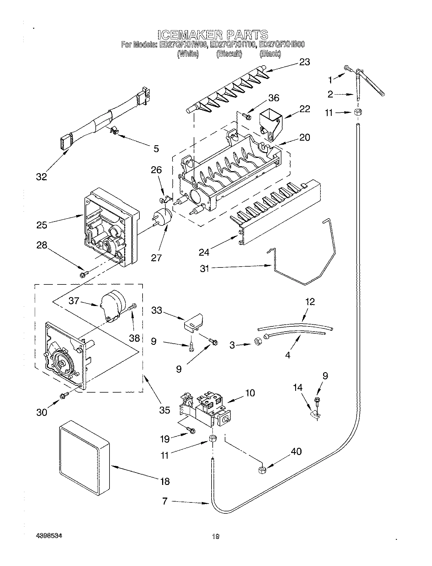 12 - ICE MAKER, OPTIONAL