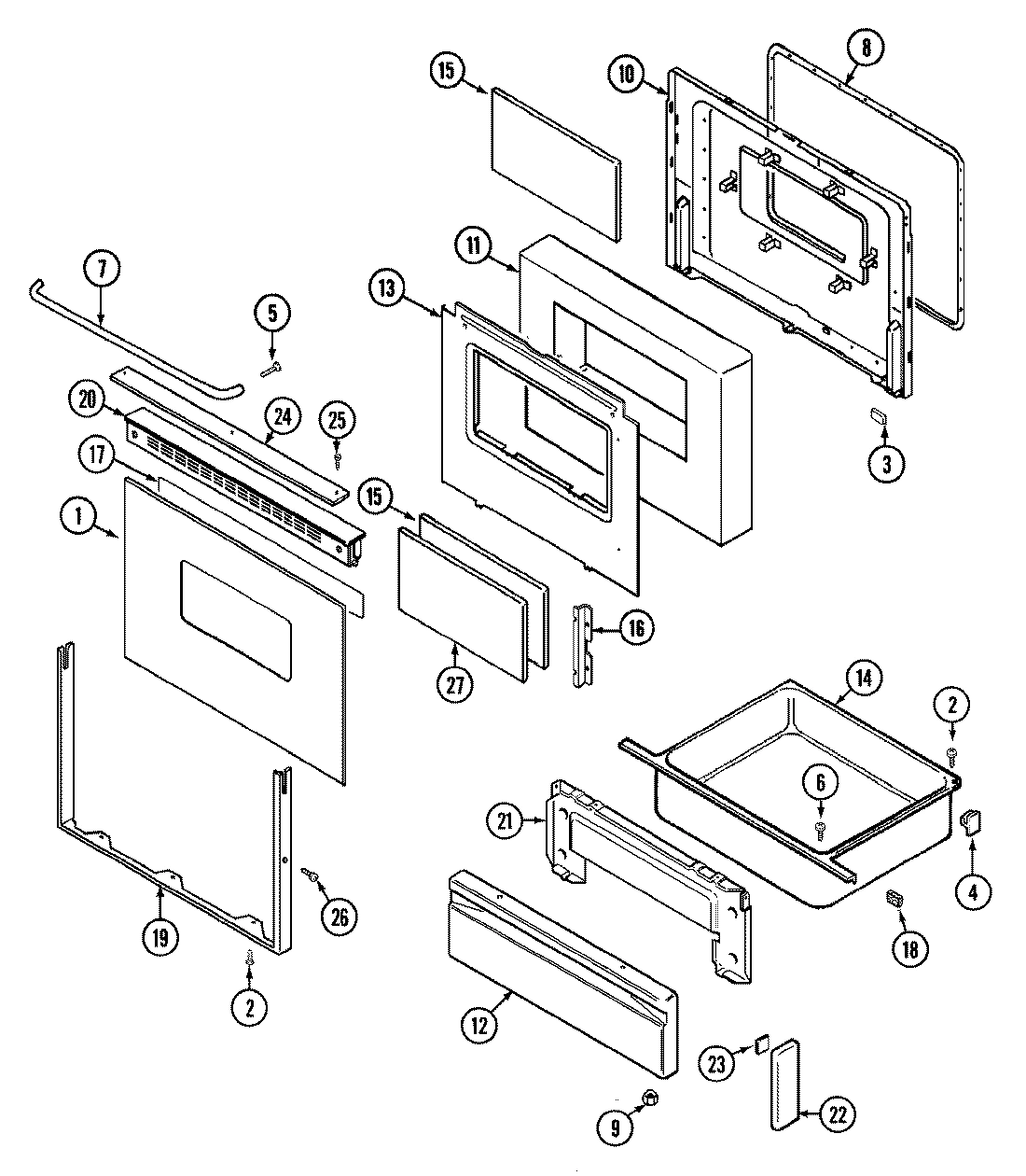 04 - DOOR/DRAWER (SER. PRE. 12)