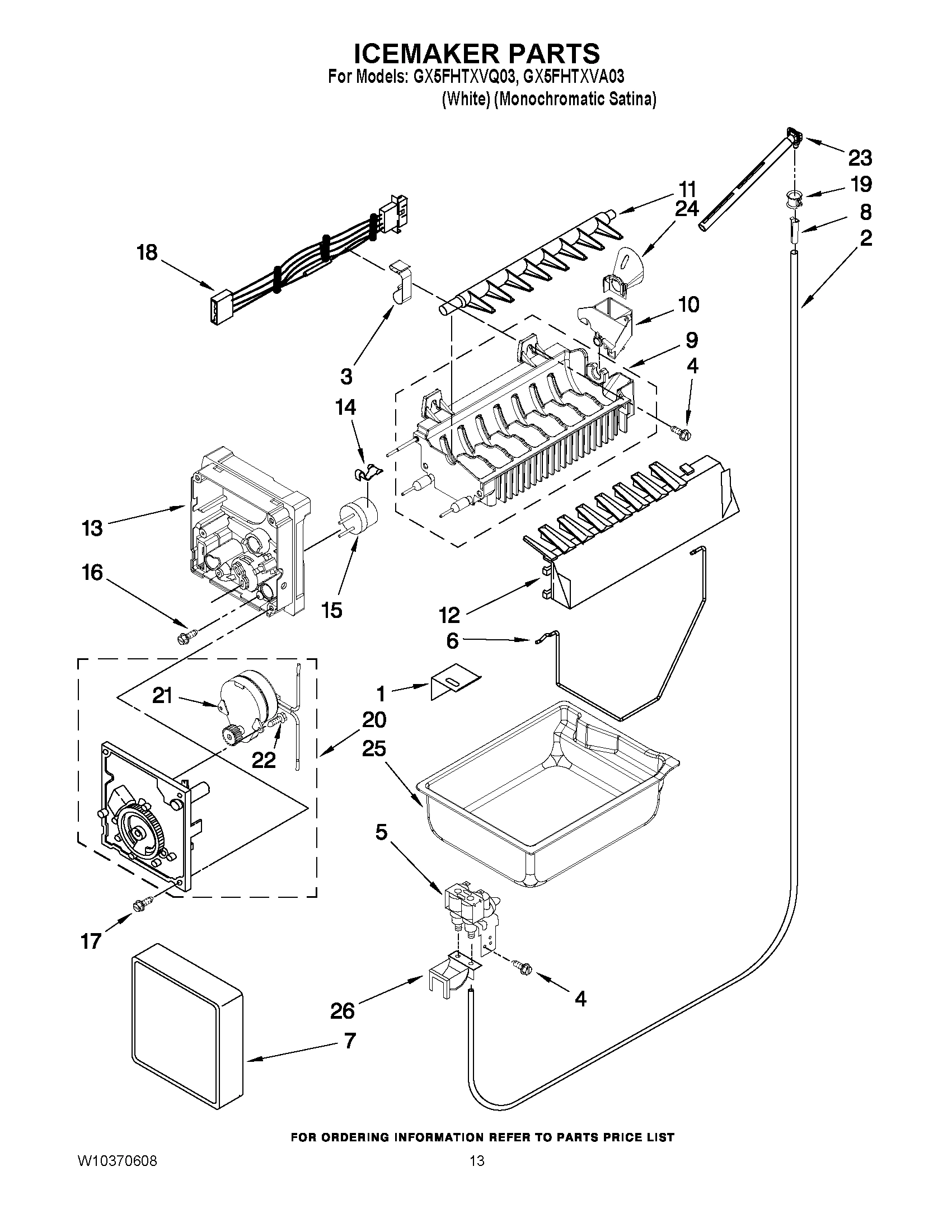 08 - ICEMAKER PARTS