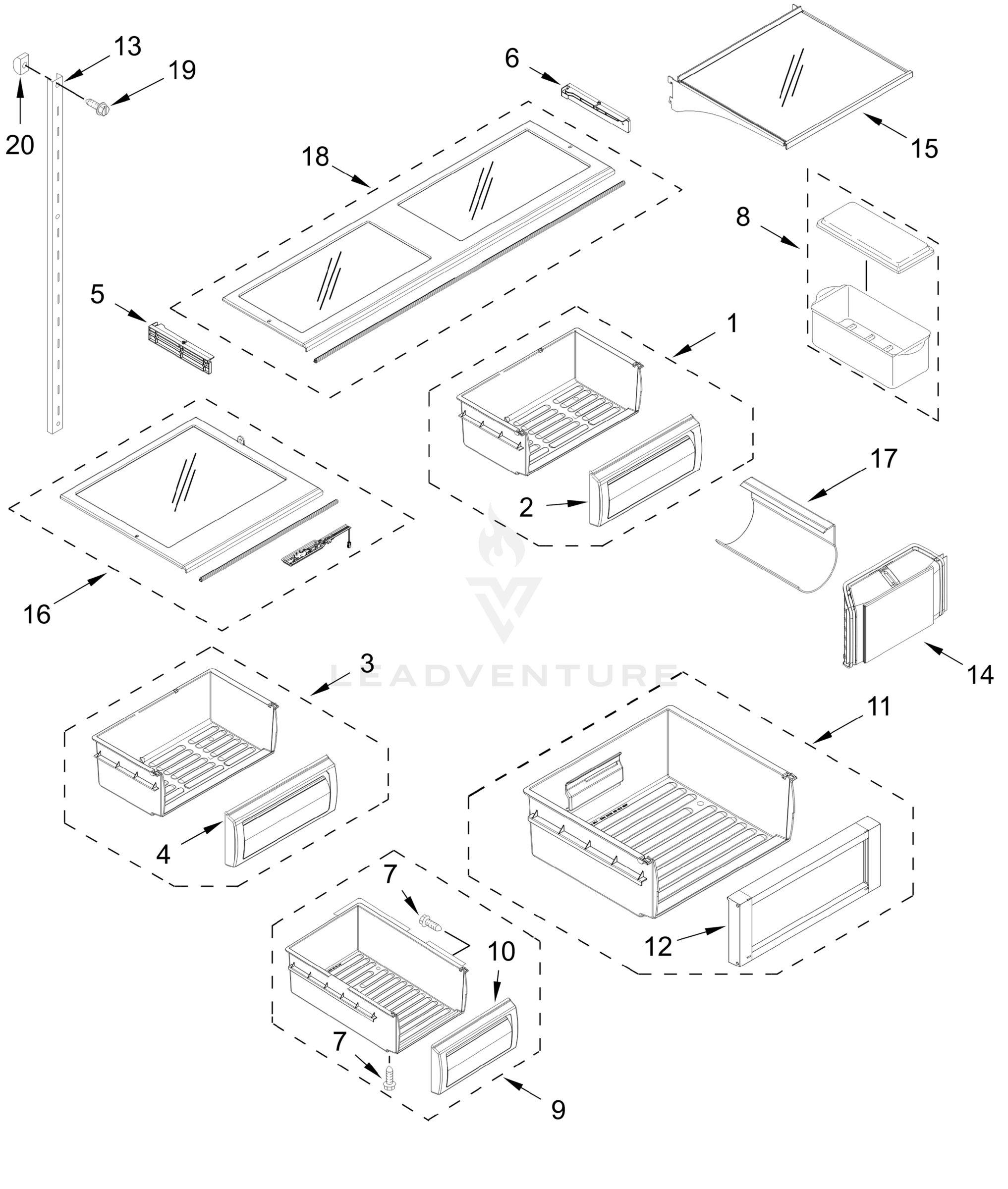 SHELF PARTS