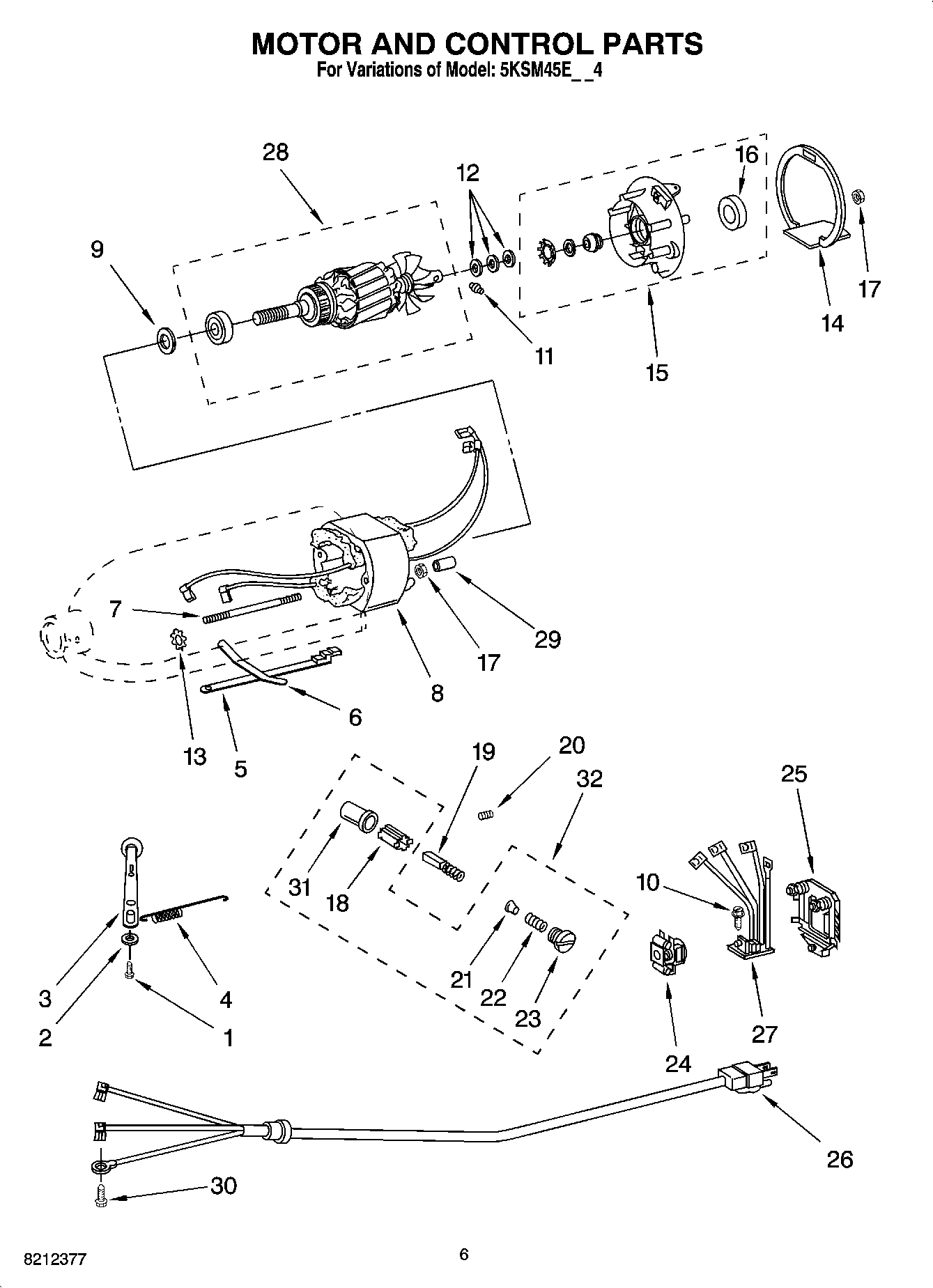 04 - MOTOR AND CONTROL PARTS, OPTIONAL PARTS