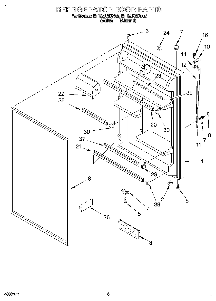 04 - REFRIGERATOR DOOR