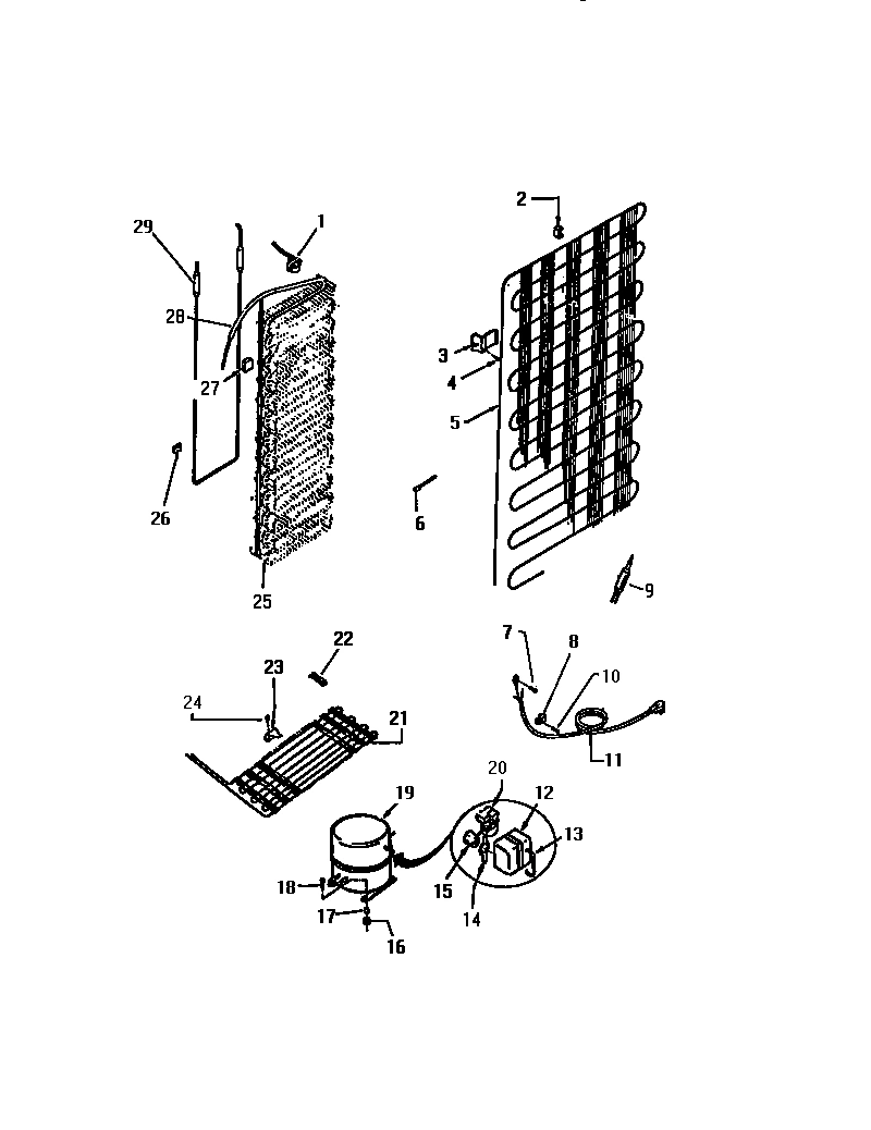 10 - SYSTEM & AUTOMATIC DEFROST PARTS
