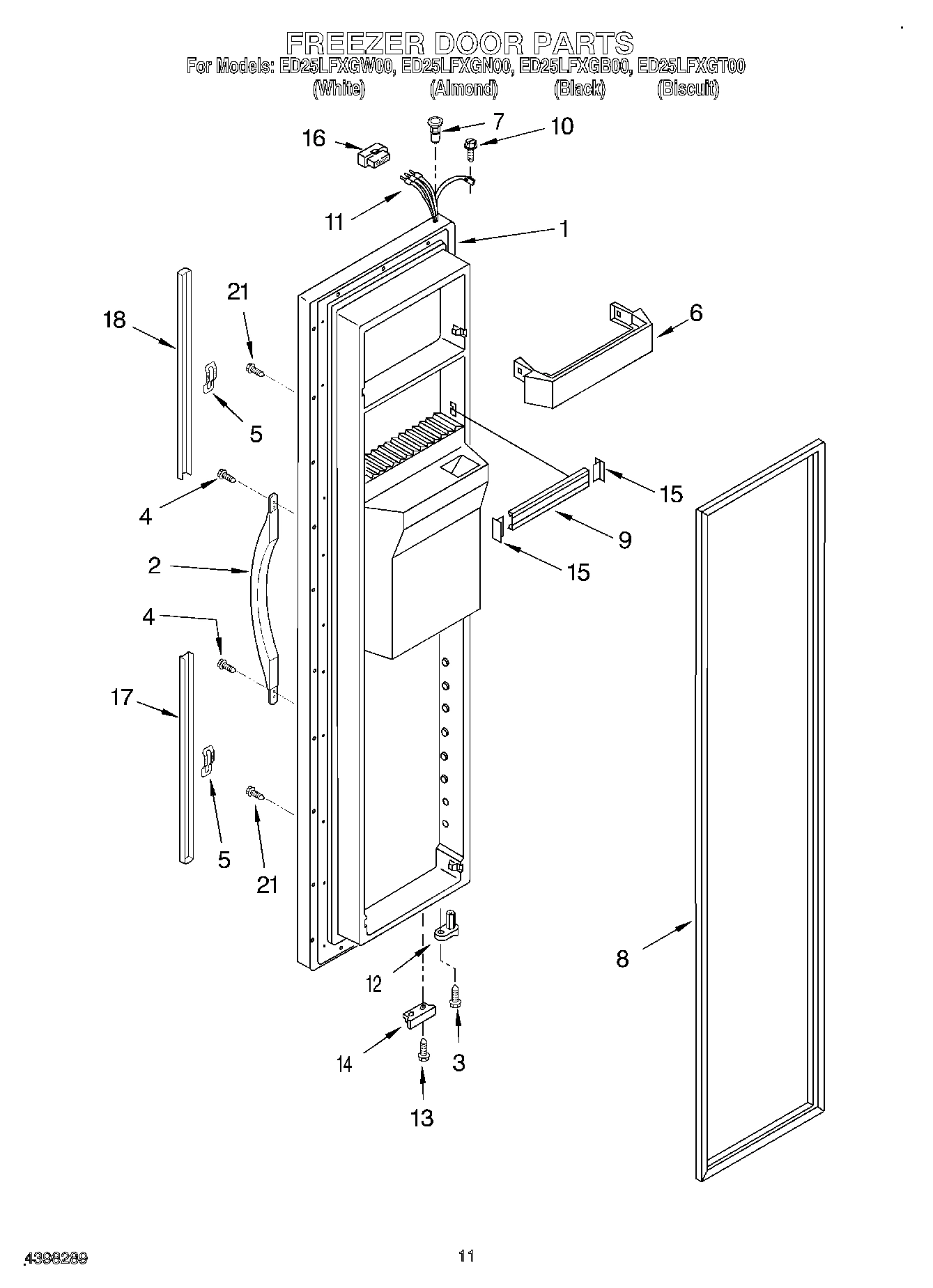 07 - FREEZER DOOR