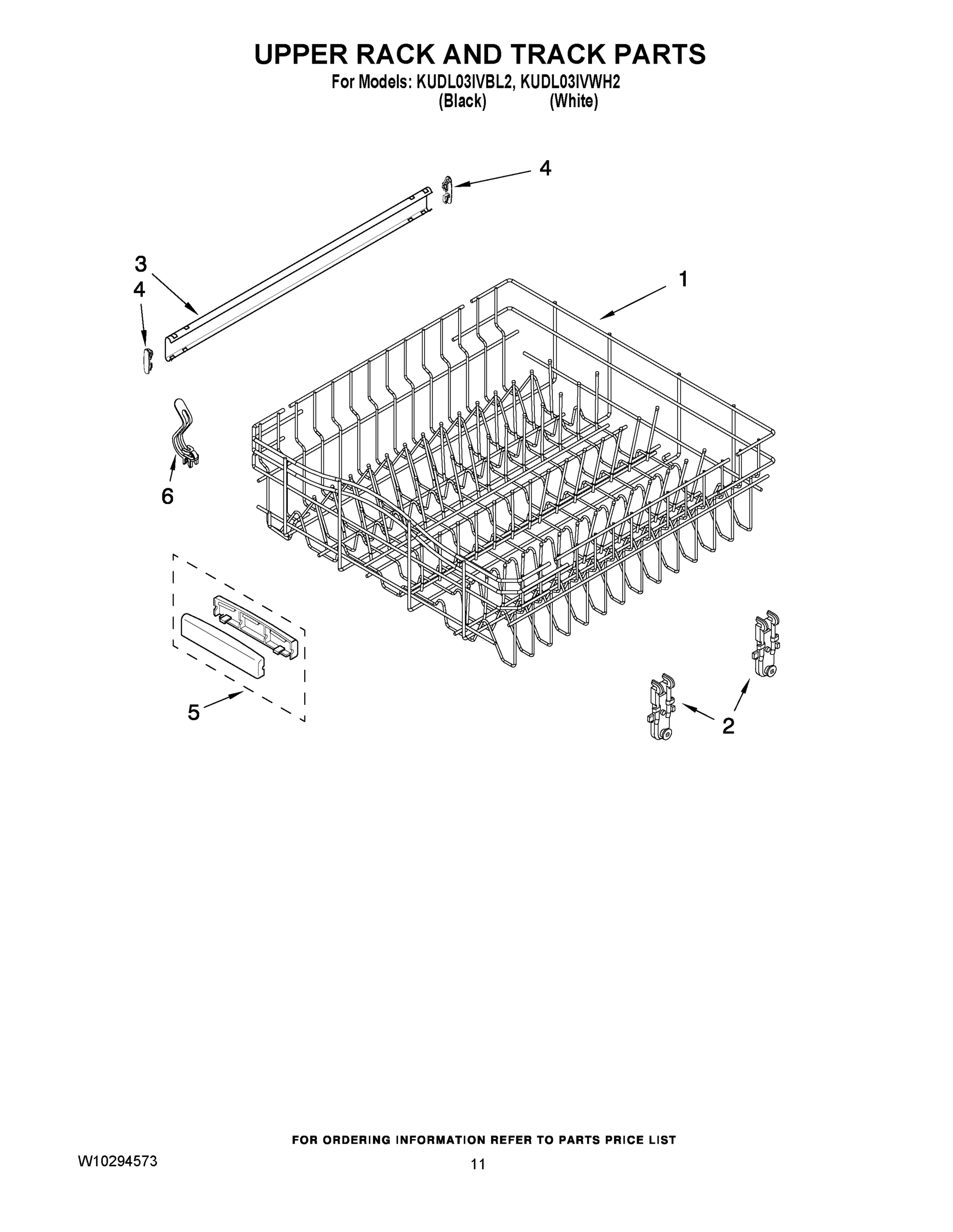 09 - UPPER RACK AND TRACK PARTS