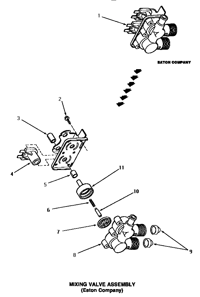 14 - MIXING VALVE ASSY (EATON COMPANY)