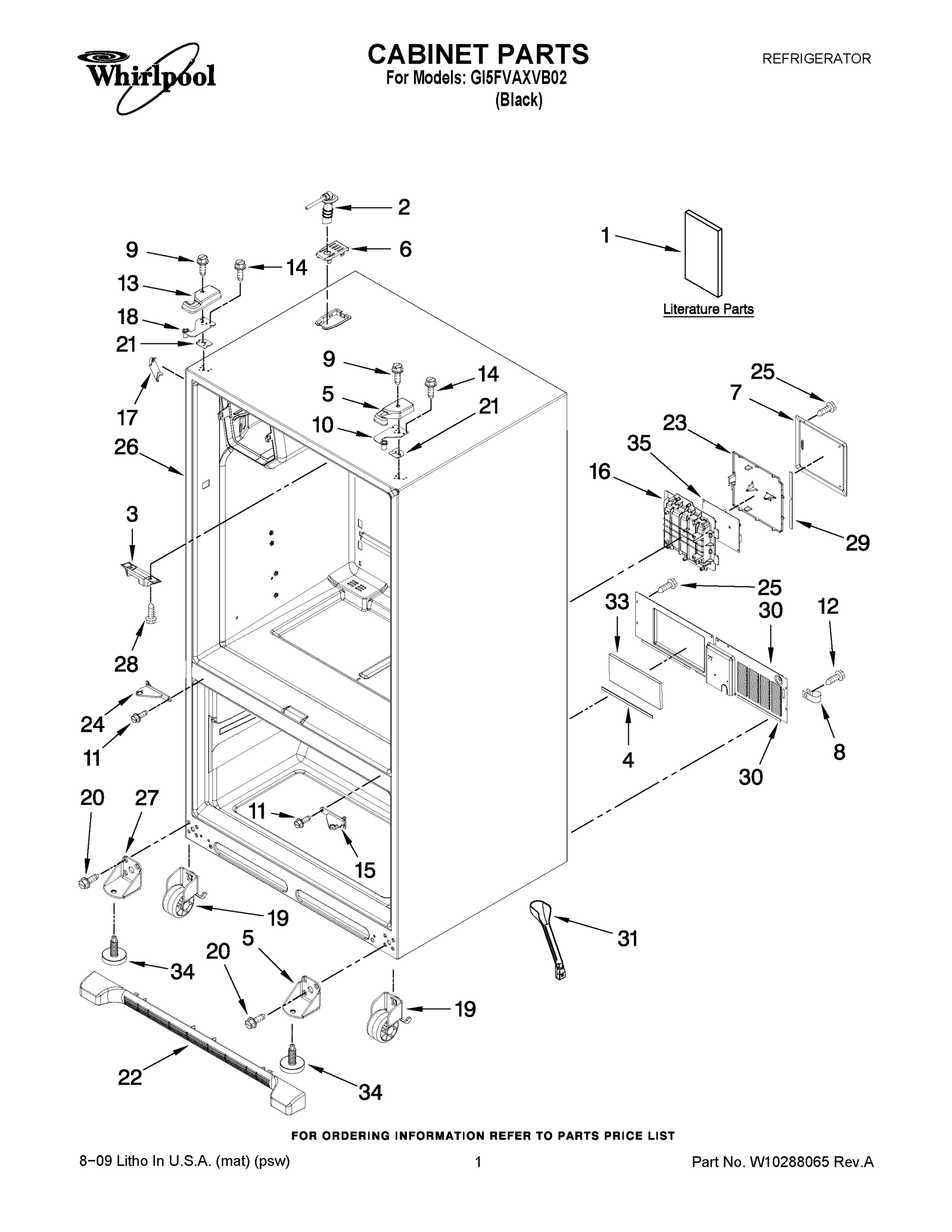 01 - CABINET PARTS