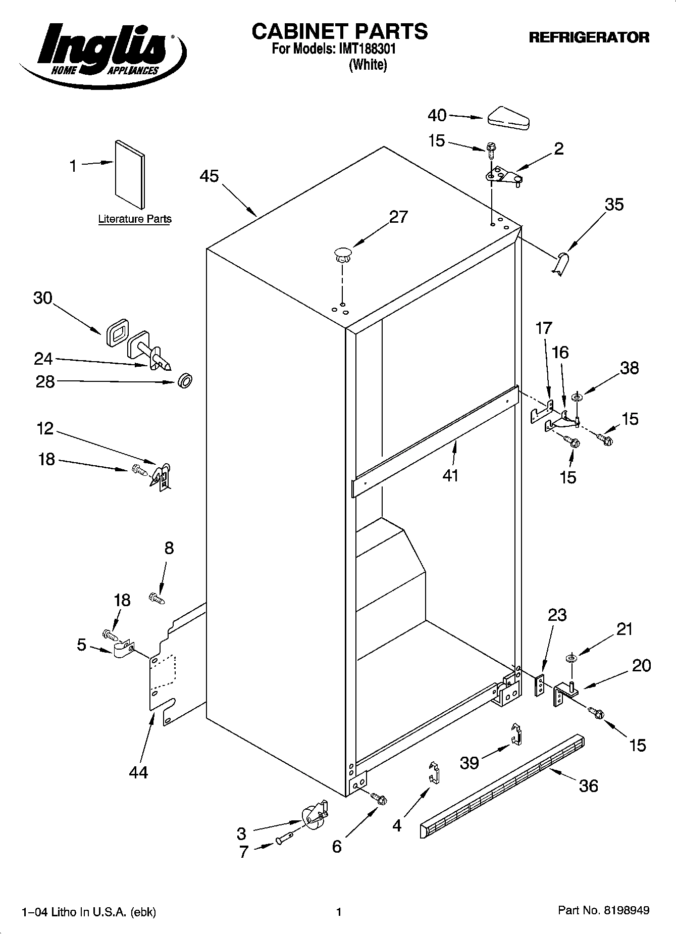 01 - CABINET PARTS