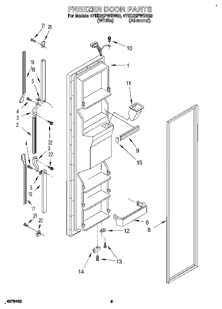 07 - FREEZER DOOR
