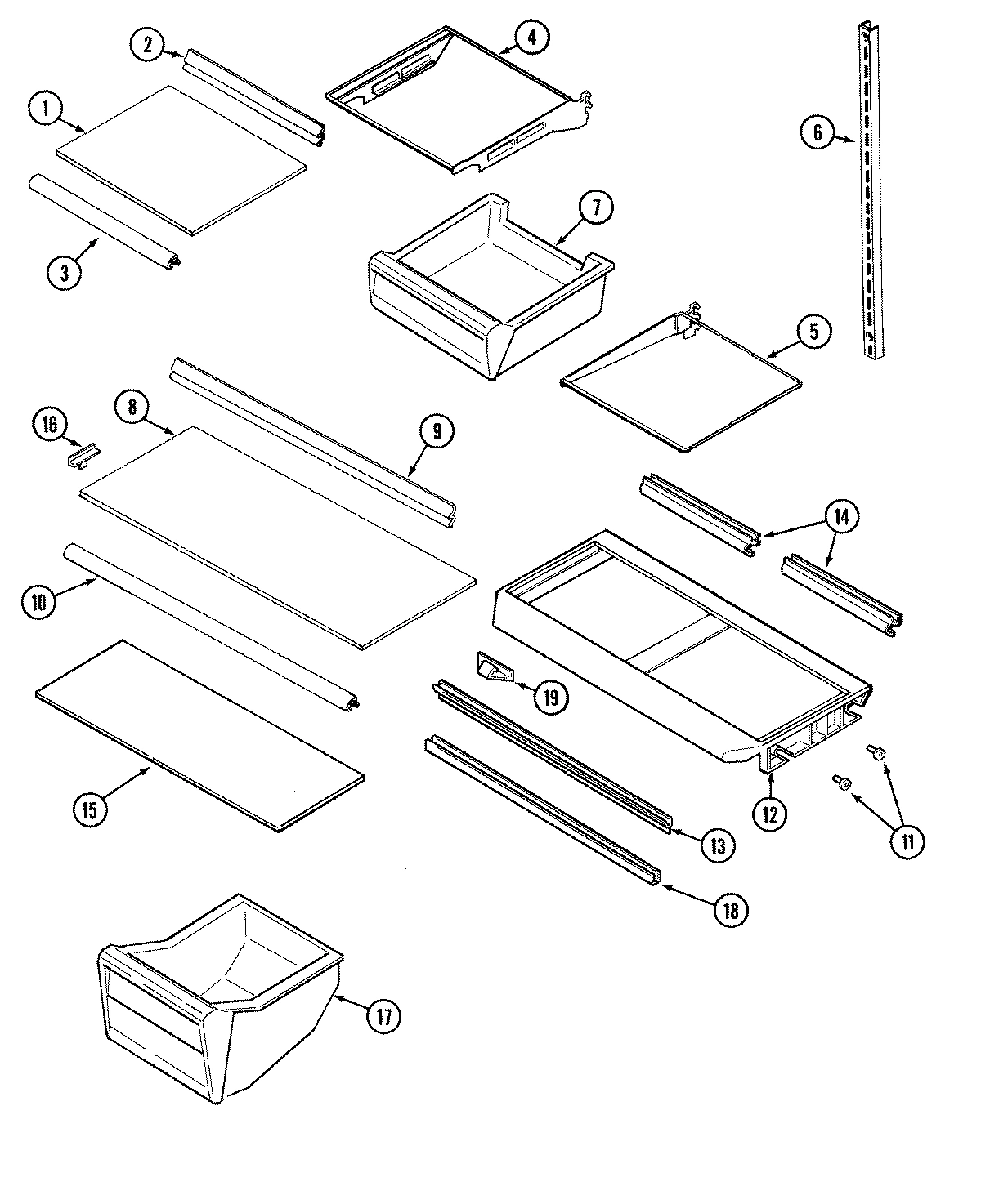 12 - SHELVES & ACCESSORIES