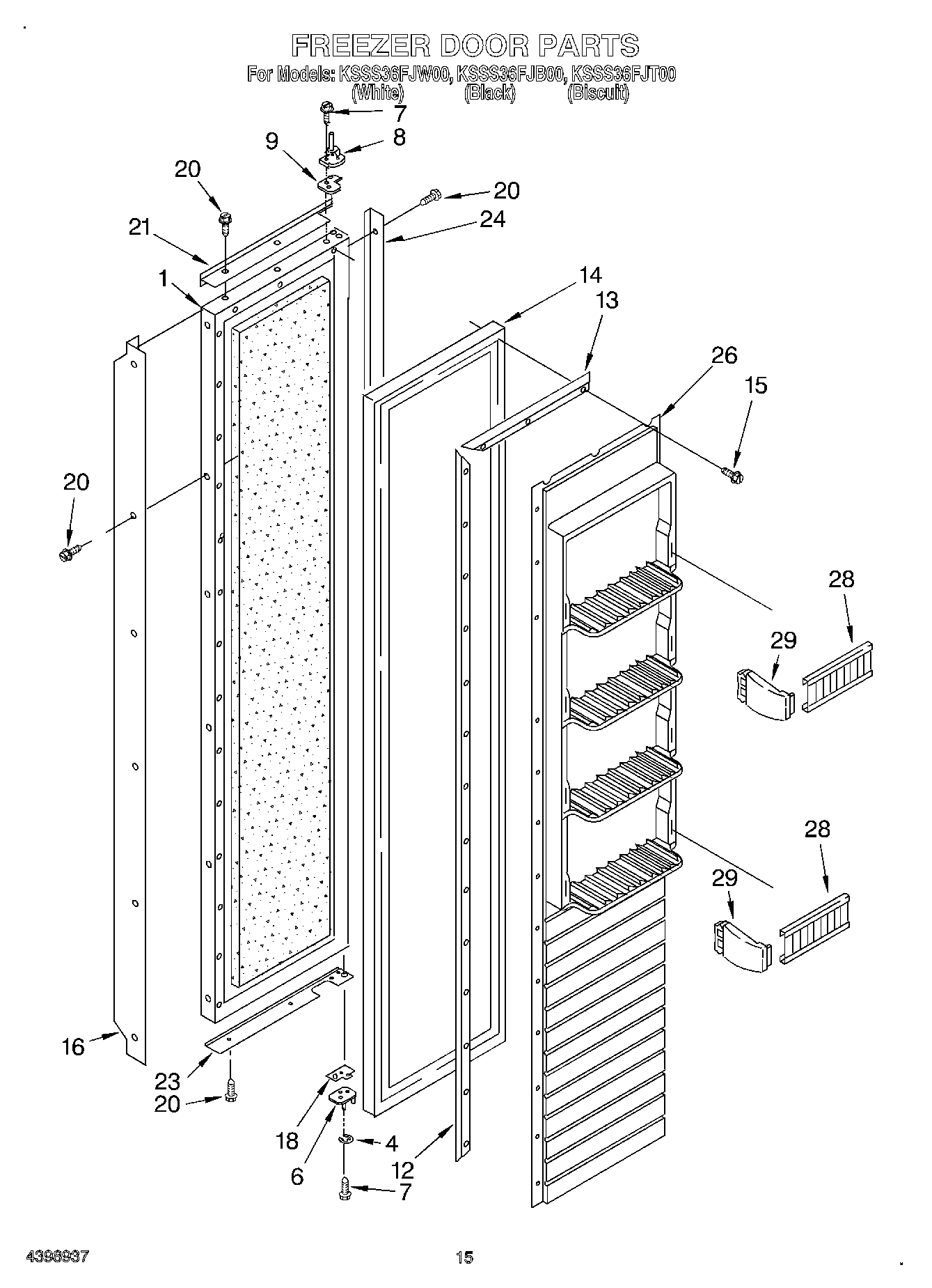 11 - FREEZER DOOR