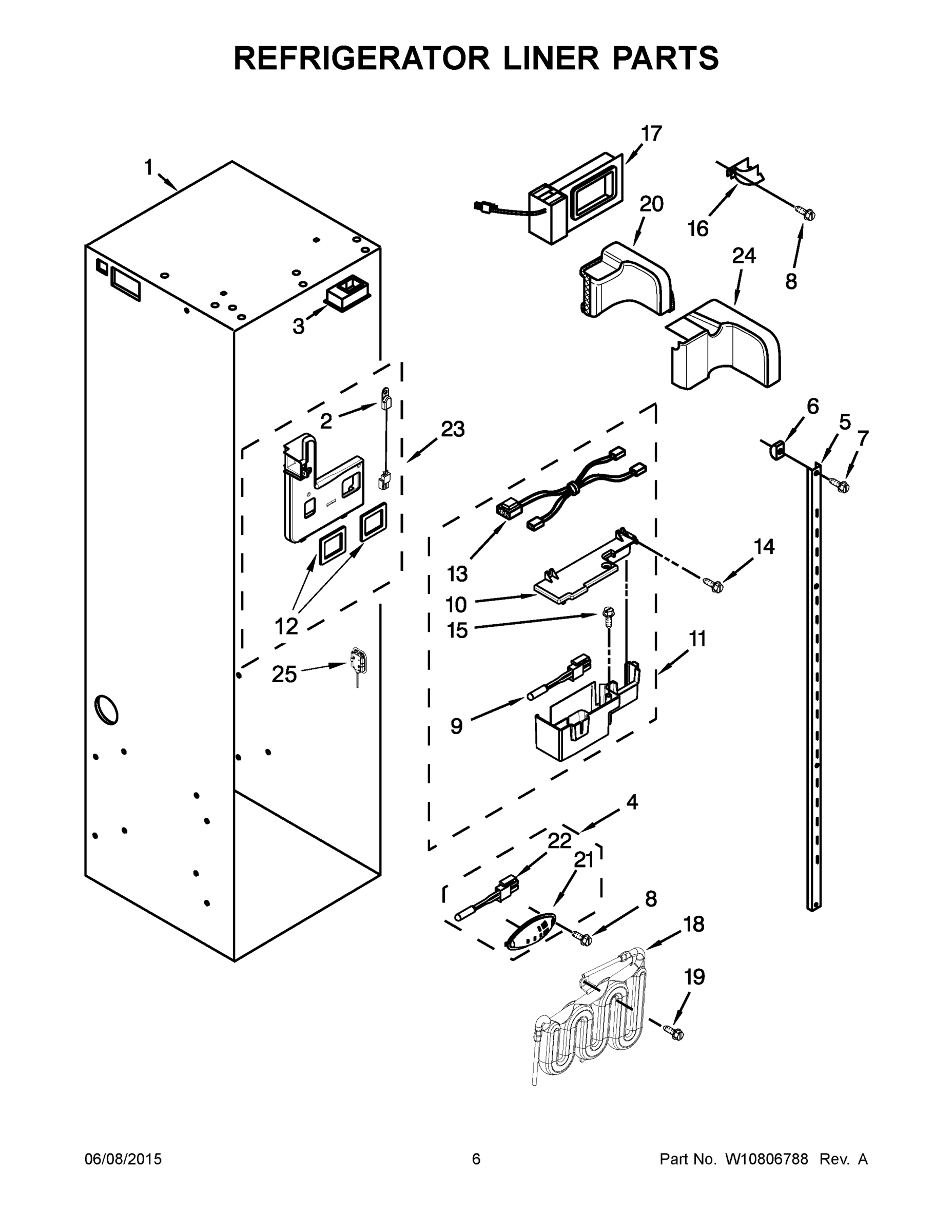 04 - REFRIGERATOR LINER PARTS