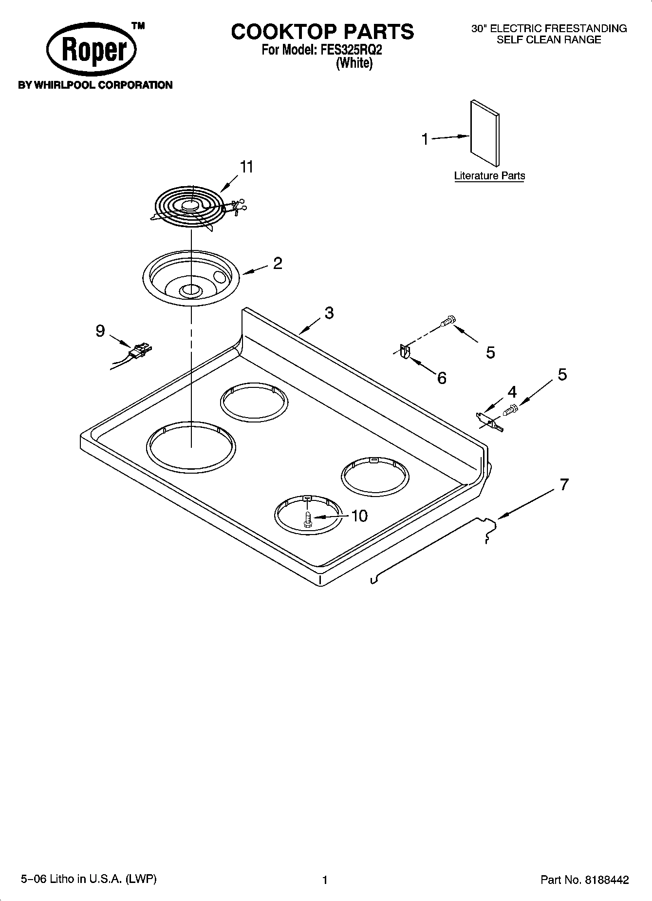 01 - COOKTOP PARTS