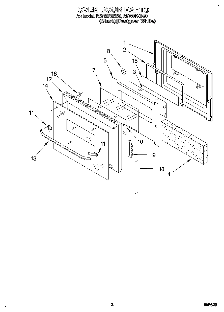 02 - OVEN DOOR