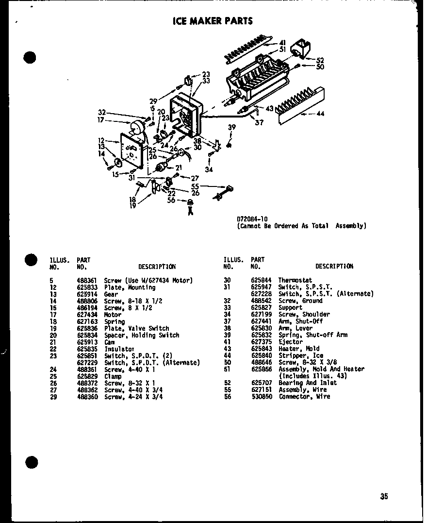 09 - ICE MAKER PARTS