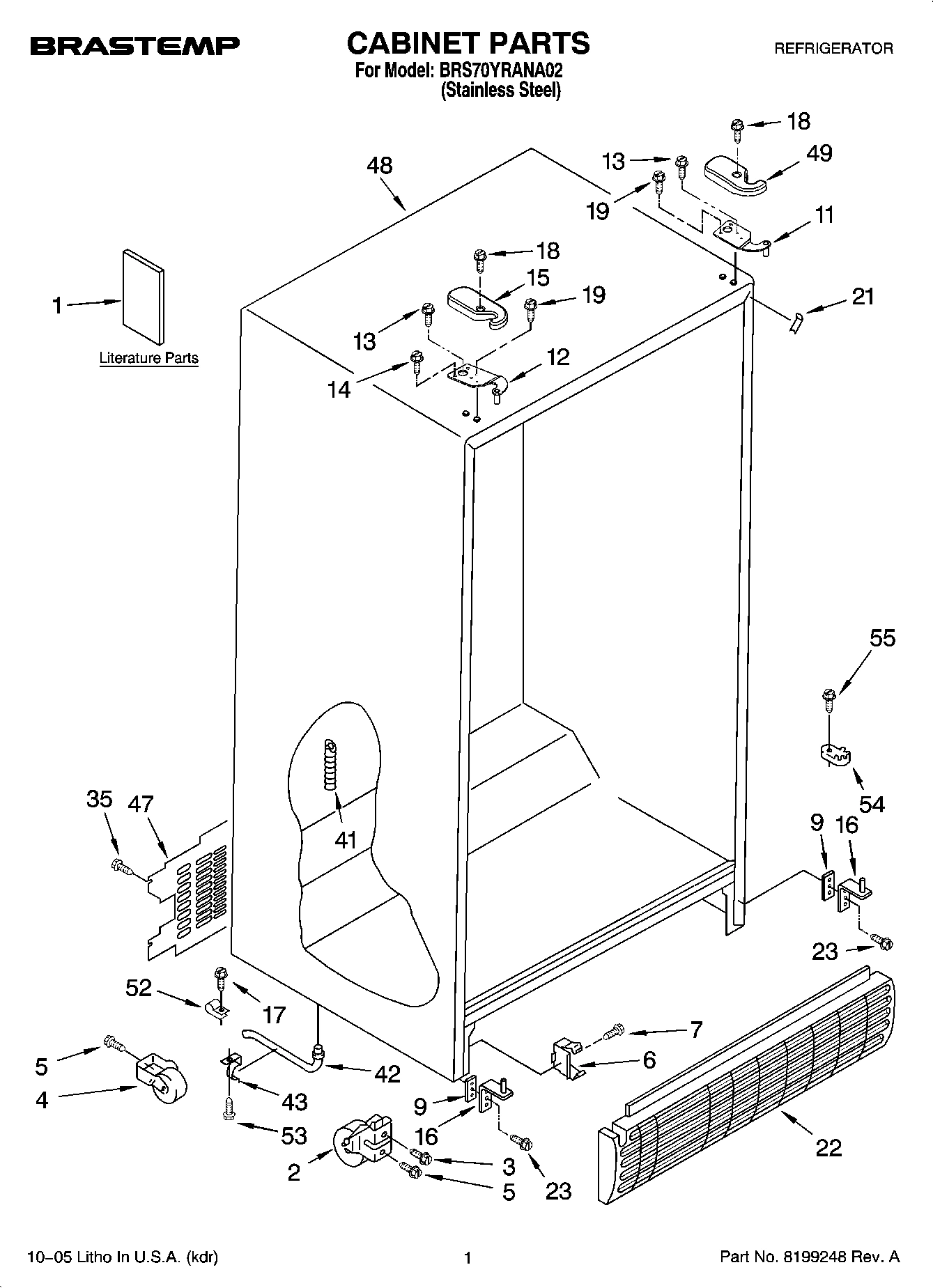 01 - CABINET PARTS