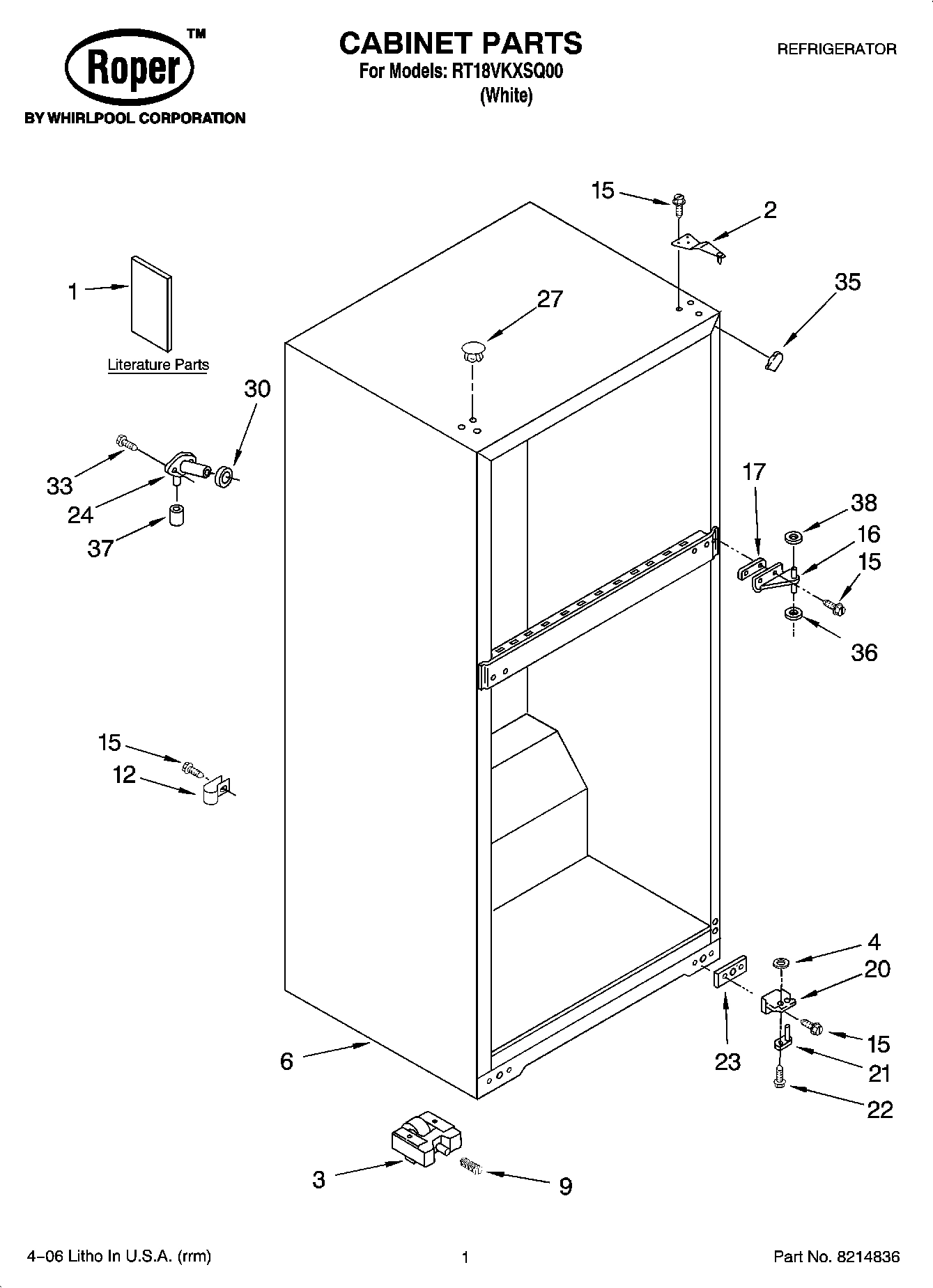 01 - CABINET PARTS