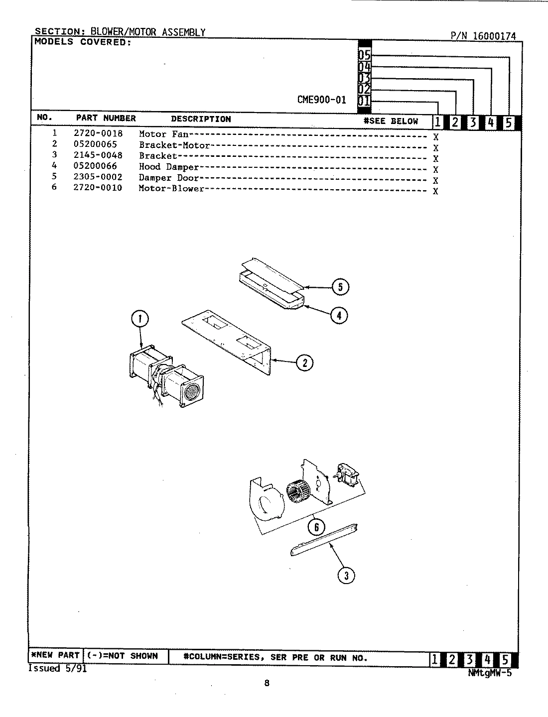 02 - BLOWER MOTOR ASSEMBLY (CME900-01)