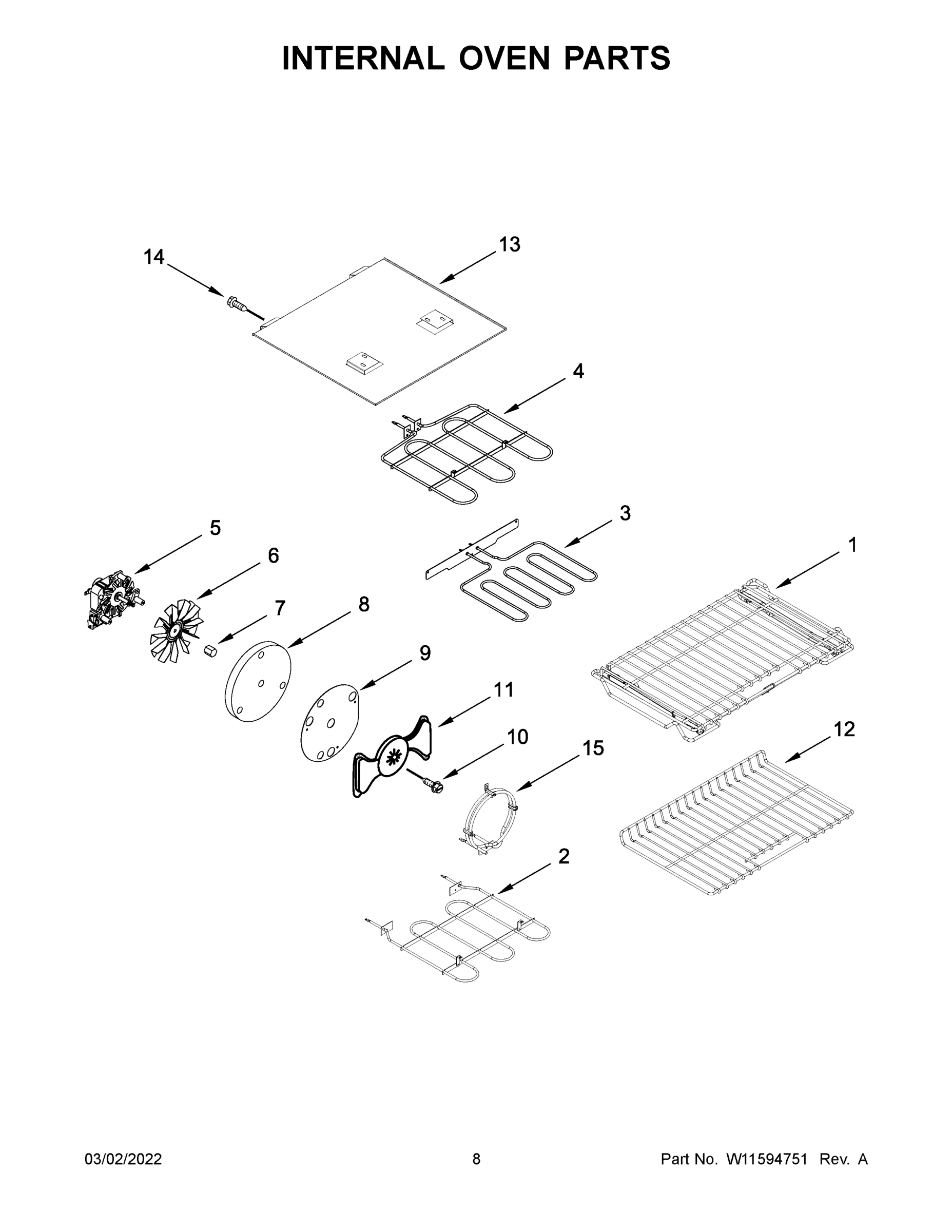 05 - INTERNAL OVEN PARTS