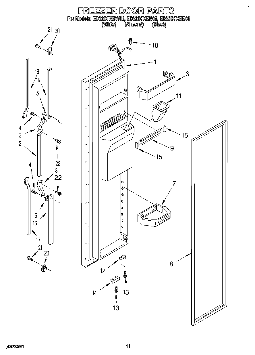 08 - FREEZER DOOR