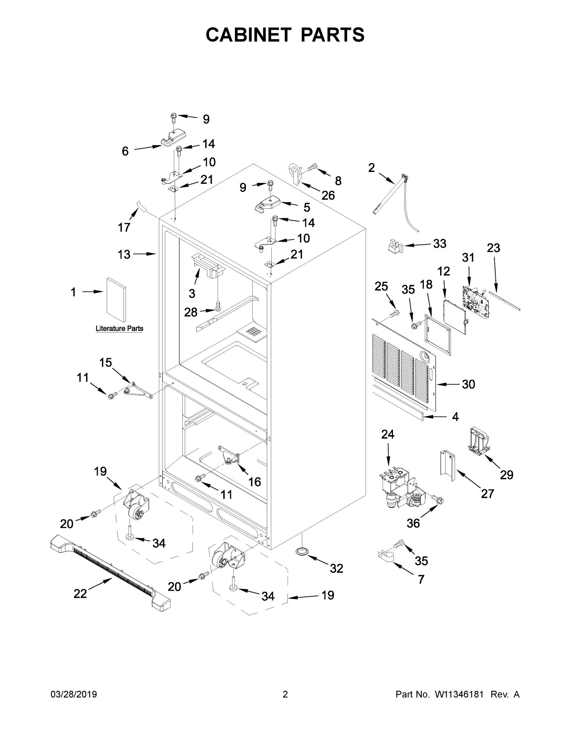 02 - CABINET PARTS