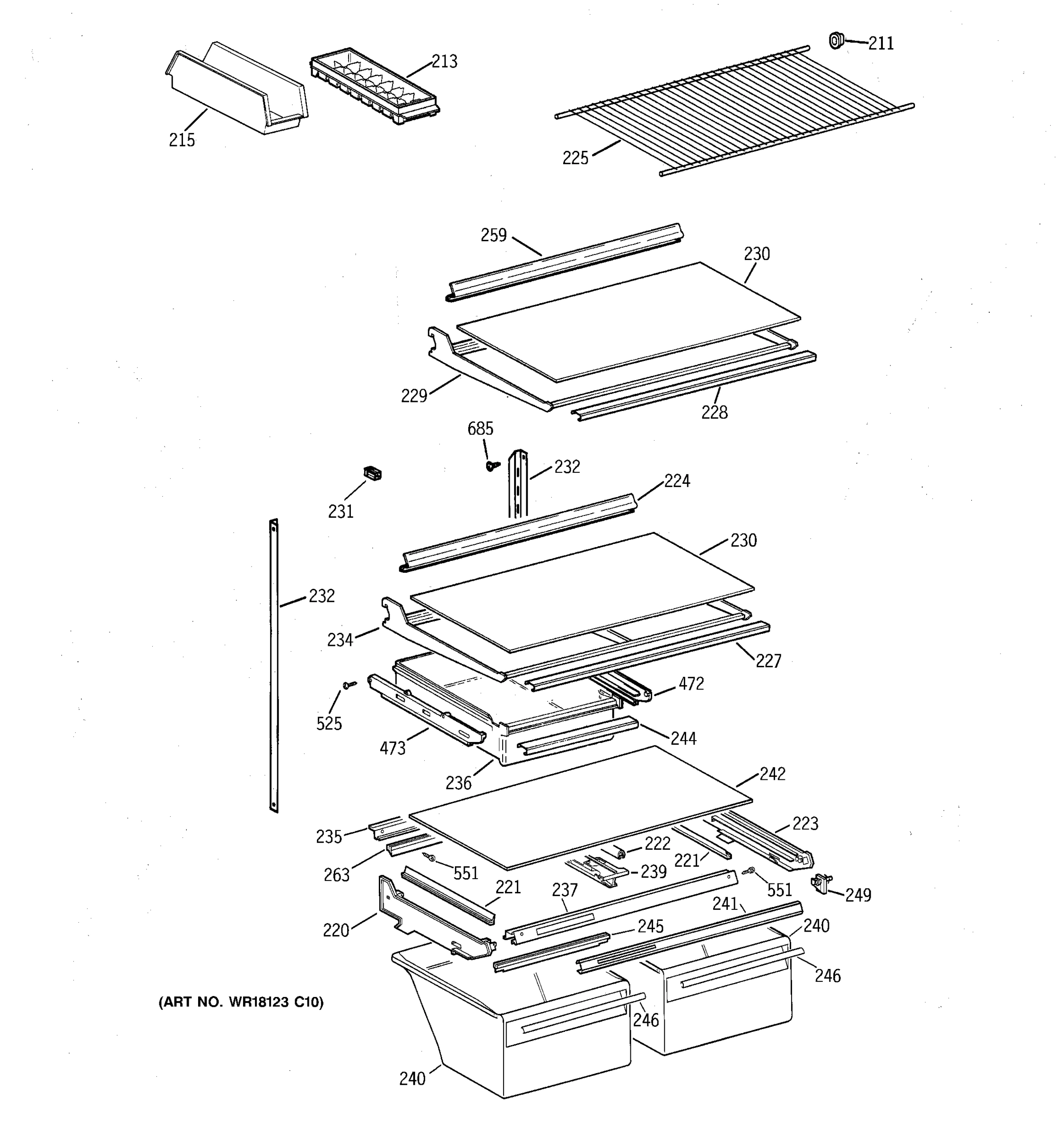 SHELF PARTS