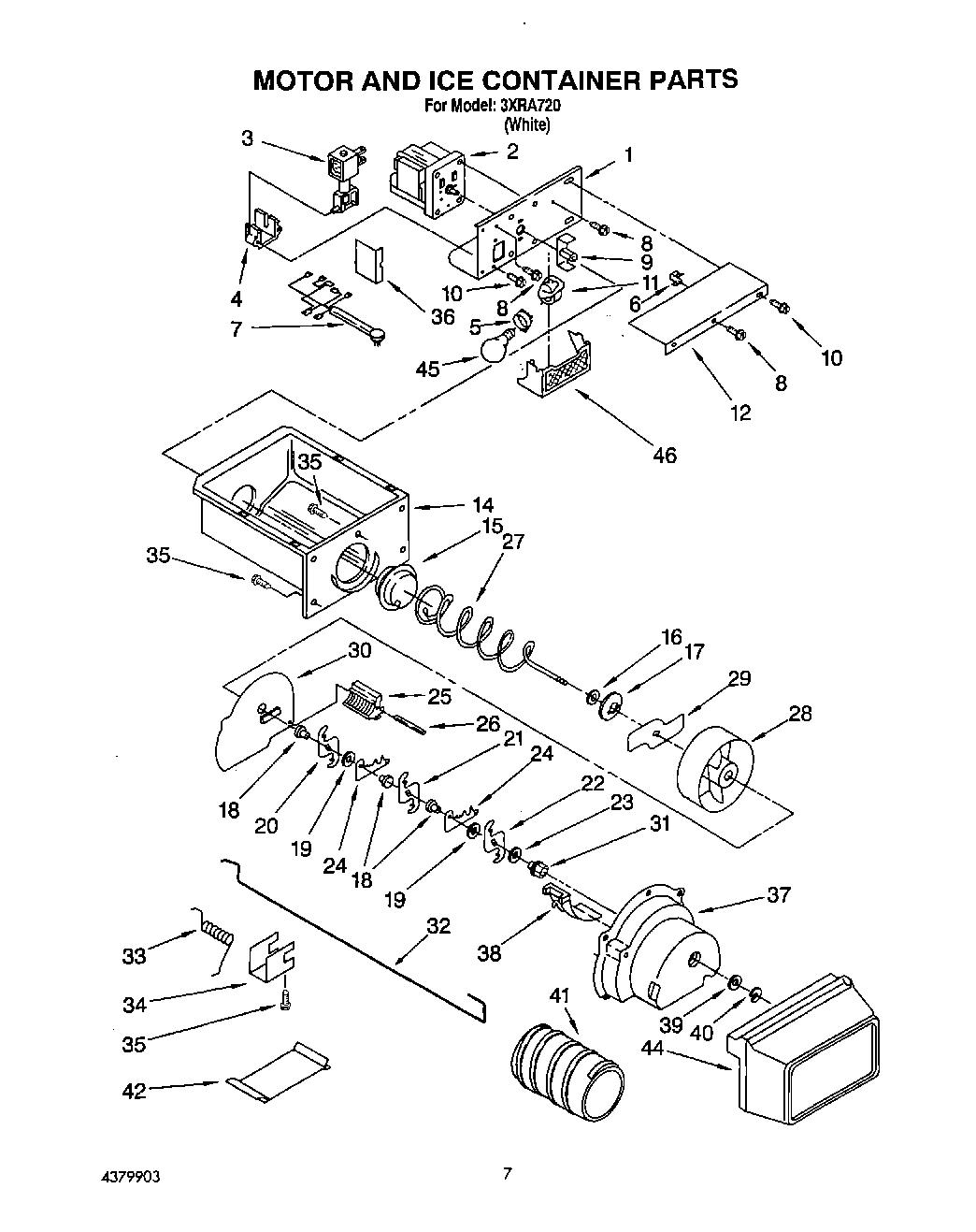 05 - MOTOR AND ICE CONTAINER
