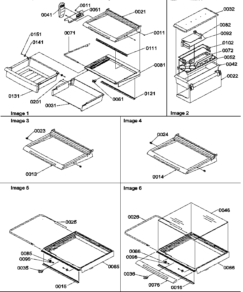 03 - DELI, SHELVES, CRISPER ASSEMBLIES & ACS