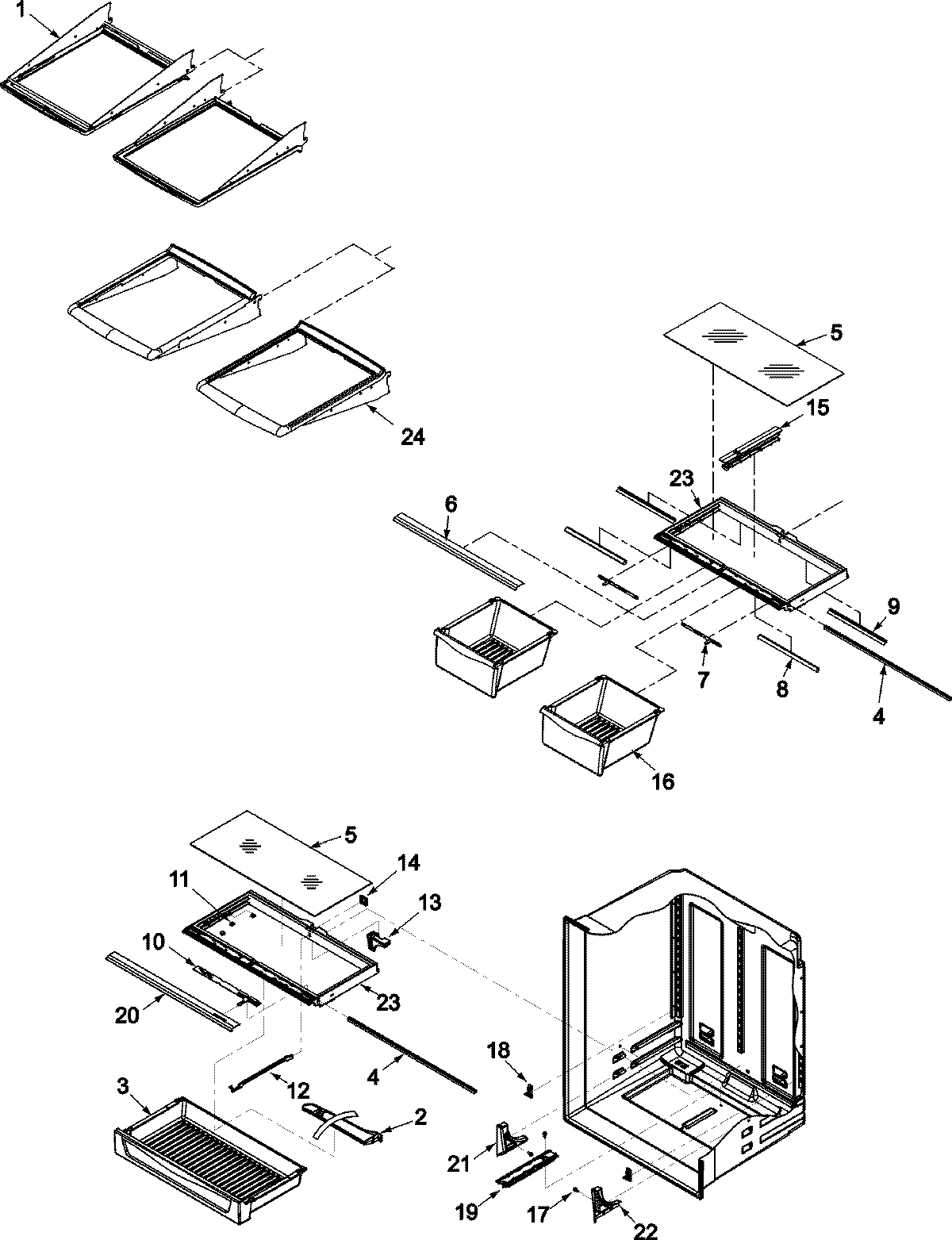 09 - REFRIGERATOR SHELVING