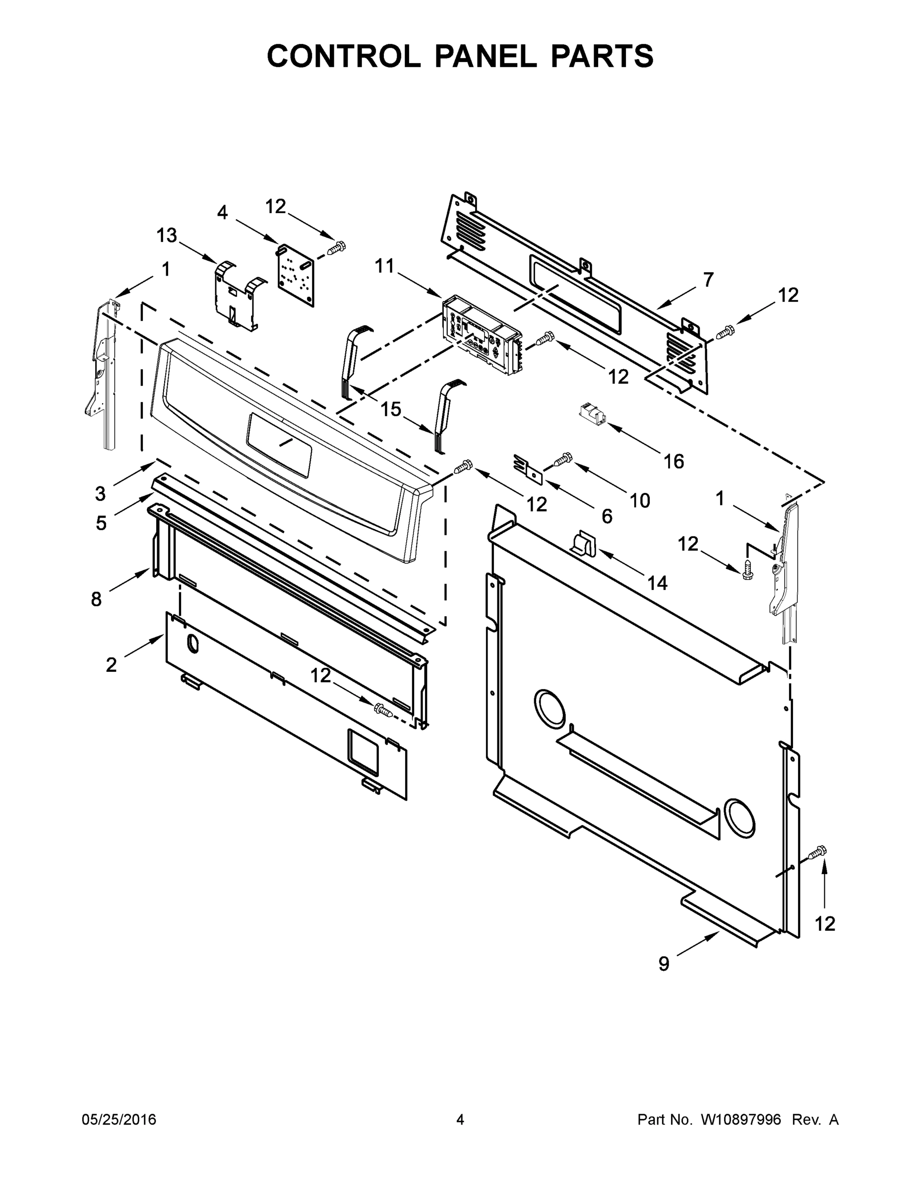03 - CONTROL PANEL PARTS
