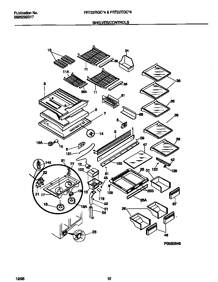07 - SHELVES/CONTROLS