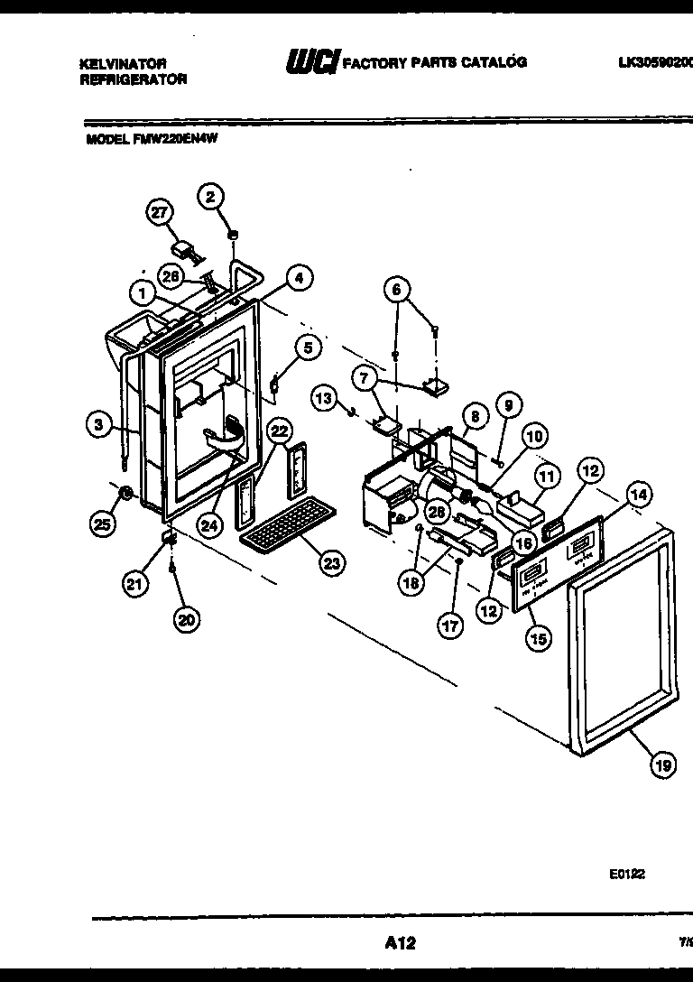 07 - ICE DOOR, DISPENSER AND WATER TANKS