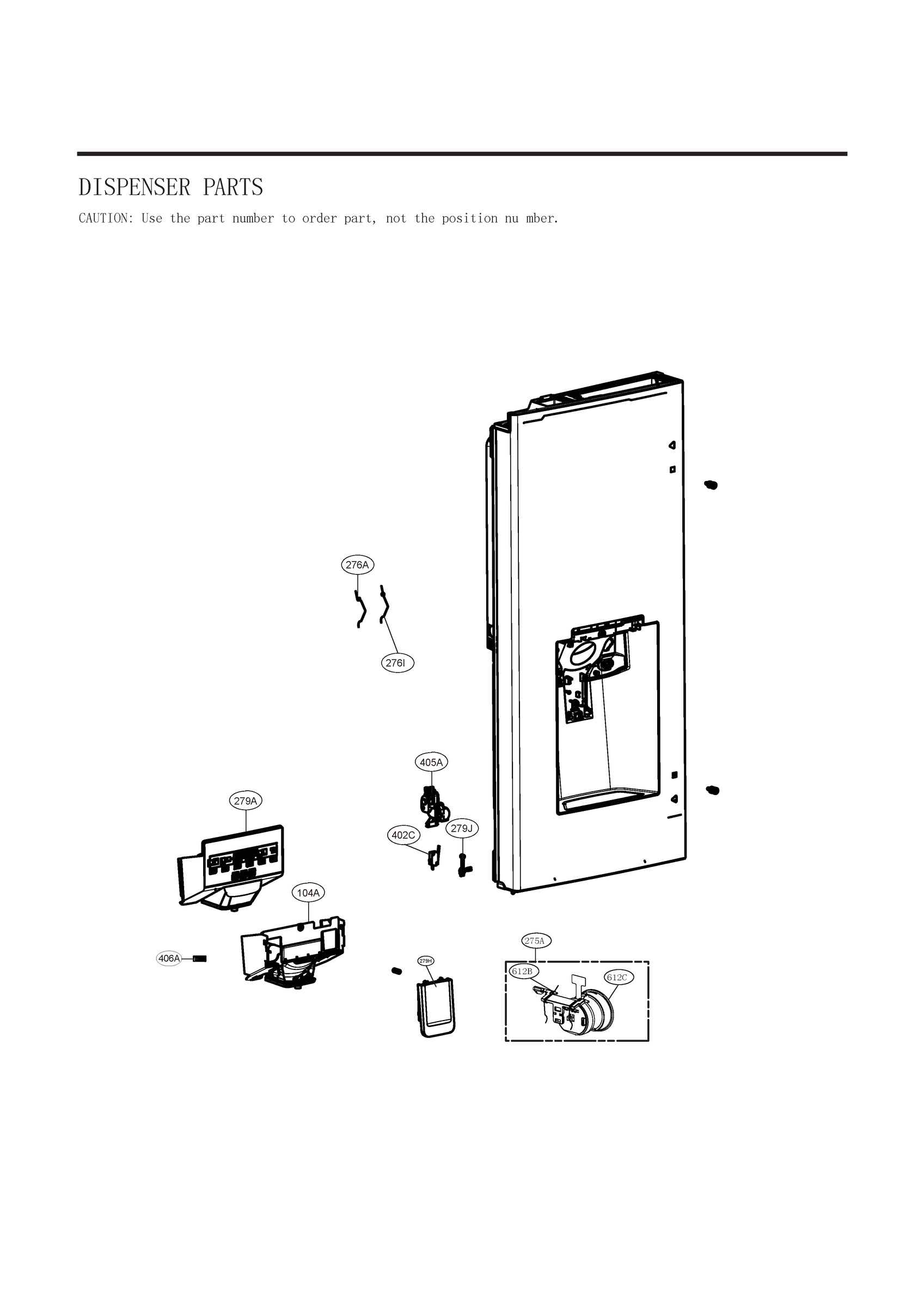 DISPENSER PARTS