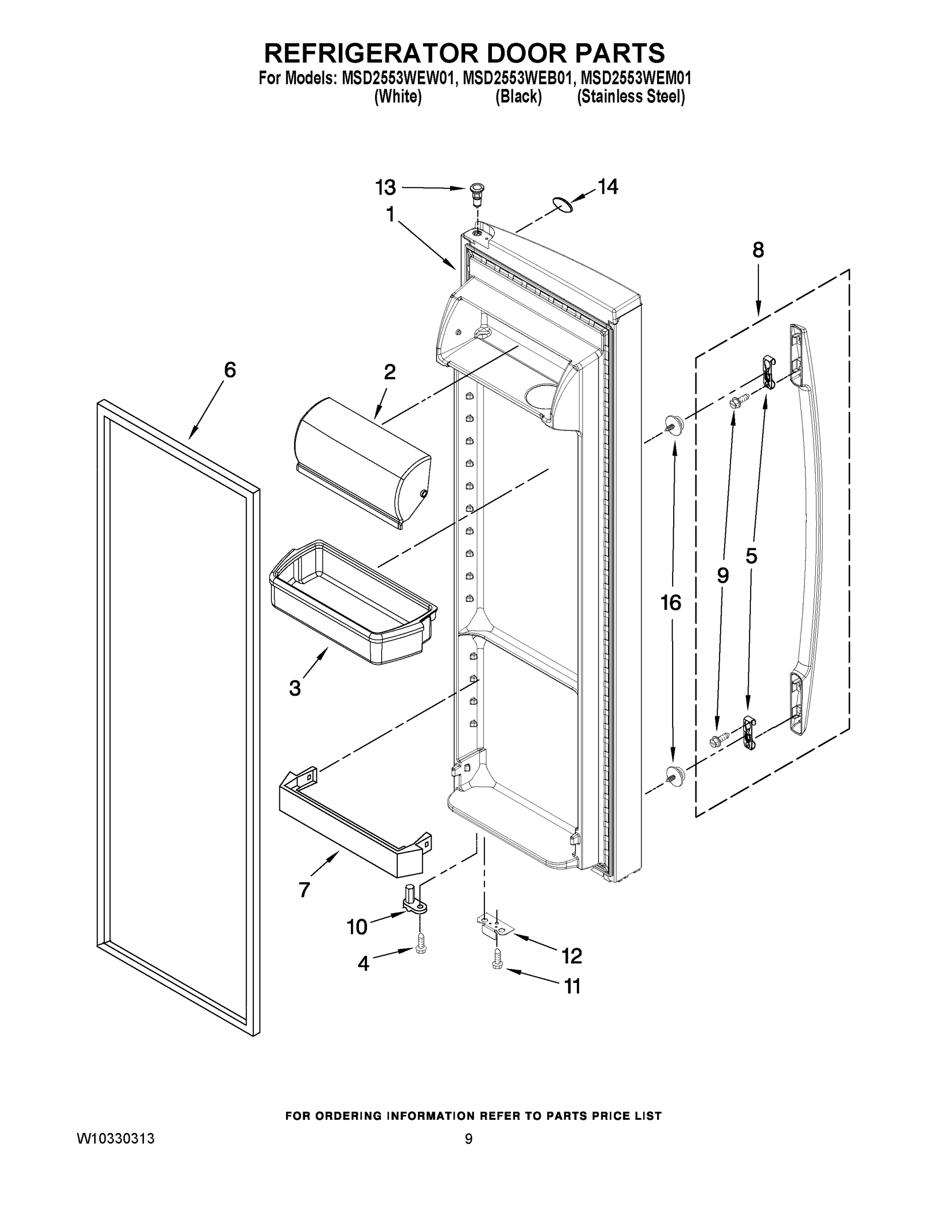 06 - REFRIGERATOR DOOR PARTS