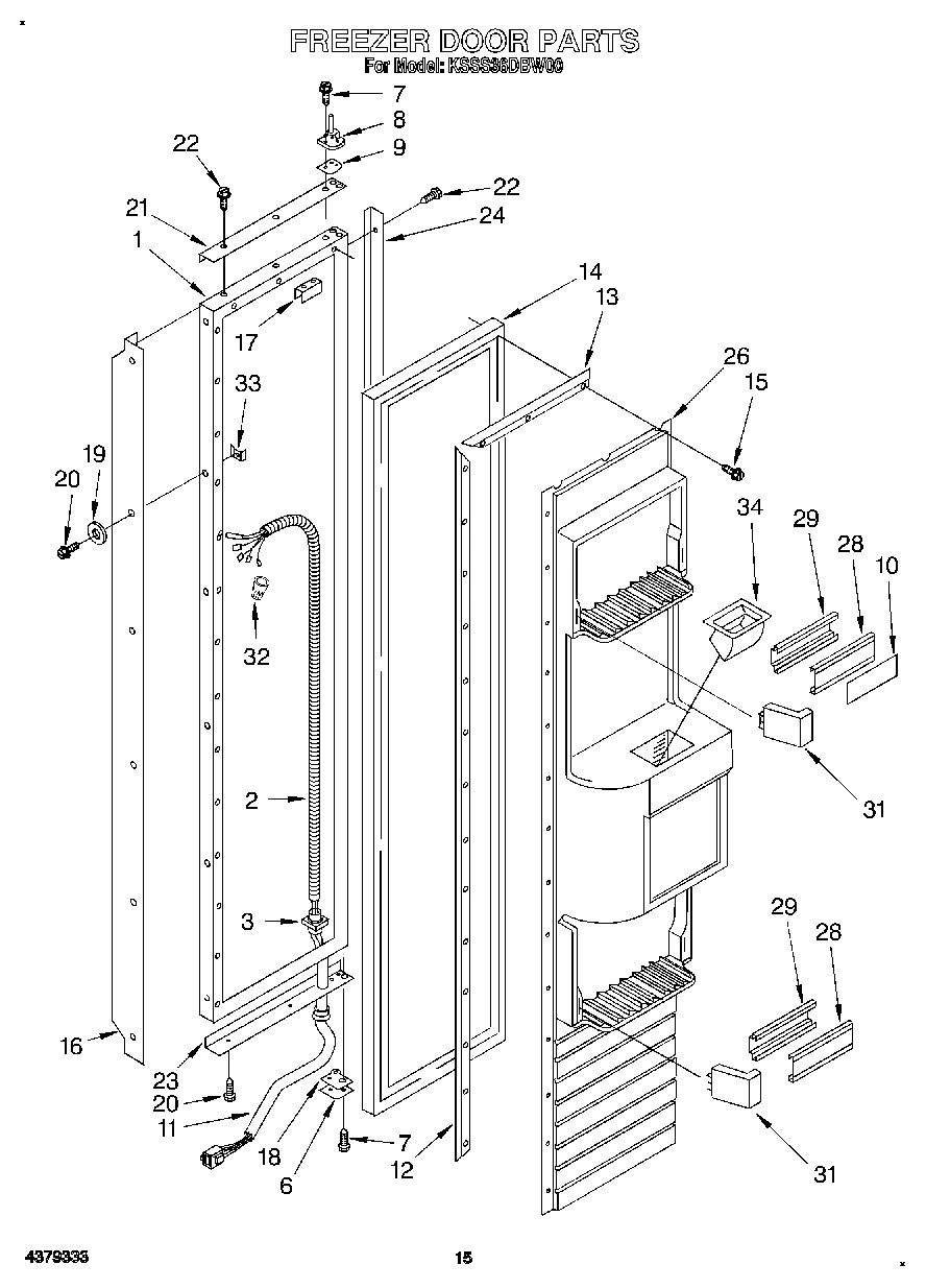 11 - FREEZER DOOR