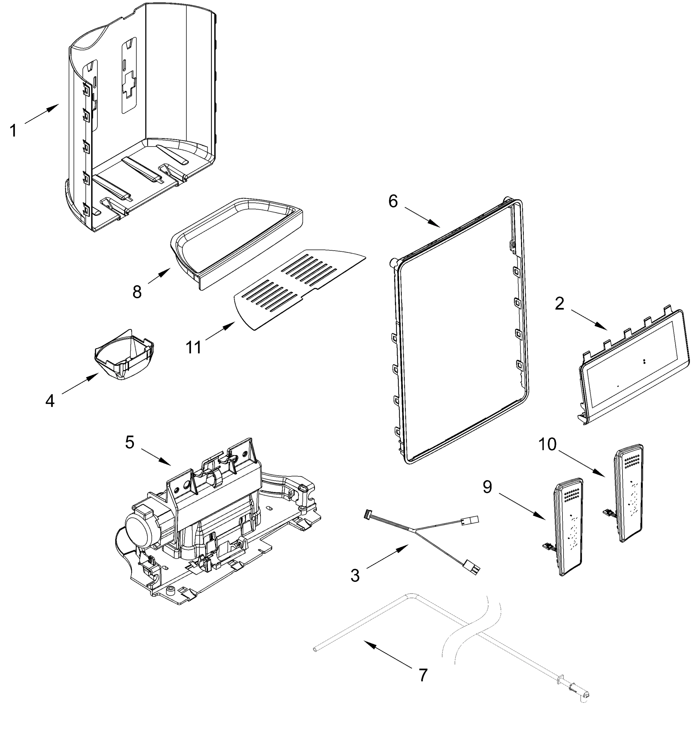 DISPENSER PARTS