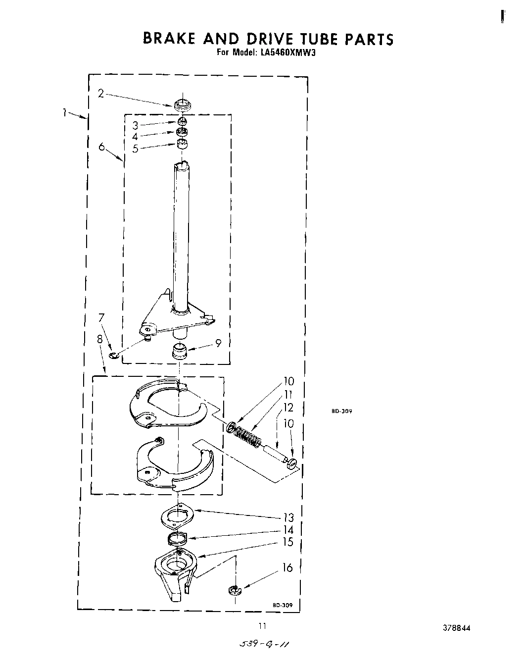 09 - BRAKE AND DRIVE TUBE