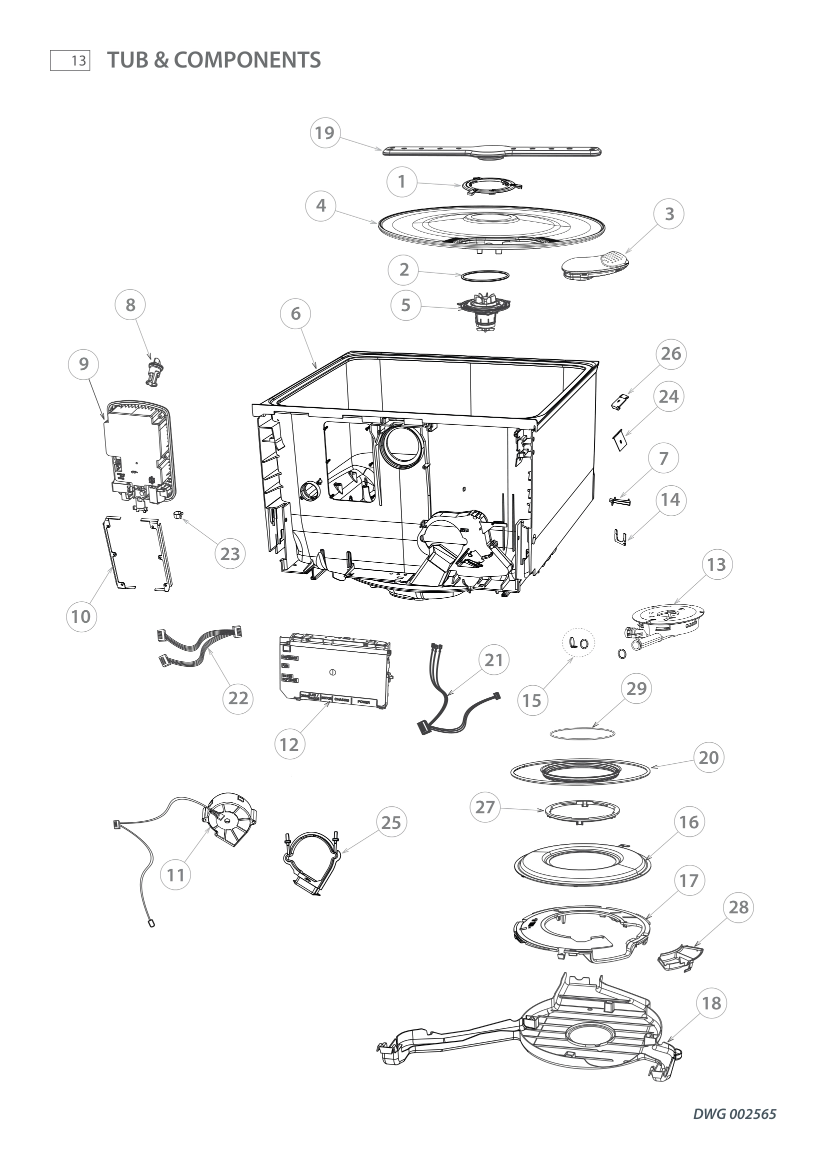 TUB & COMPONENTS