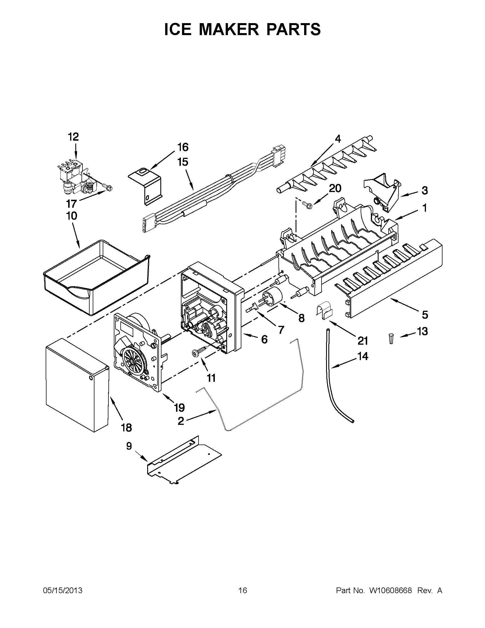 08 - ICE MAKER PARTS